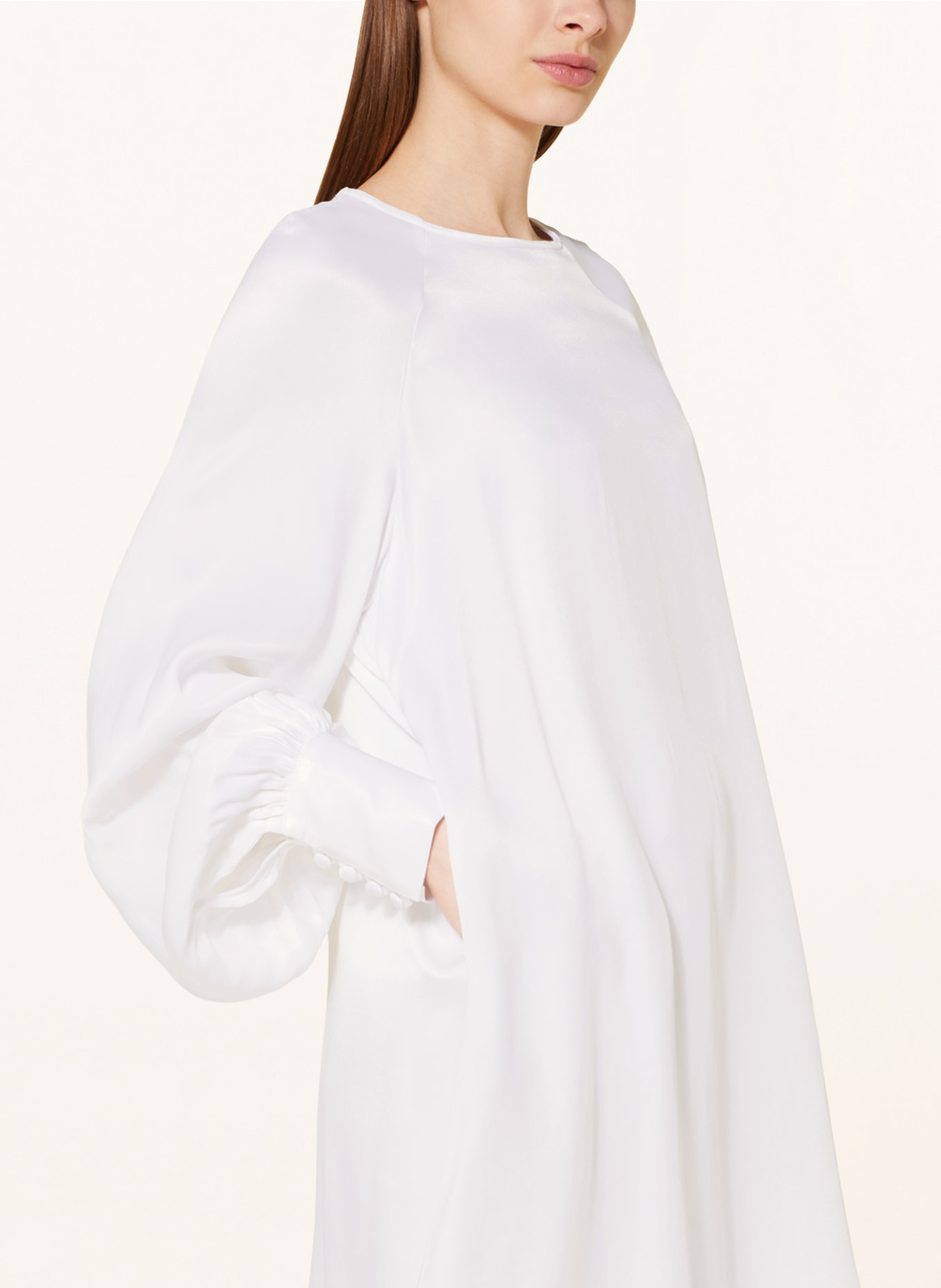 by Aylin Koenig Satin dress NELLA, Color: WHITE (Image 4)