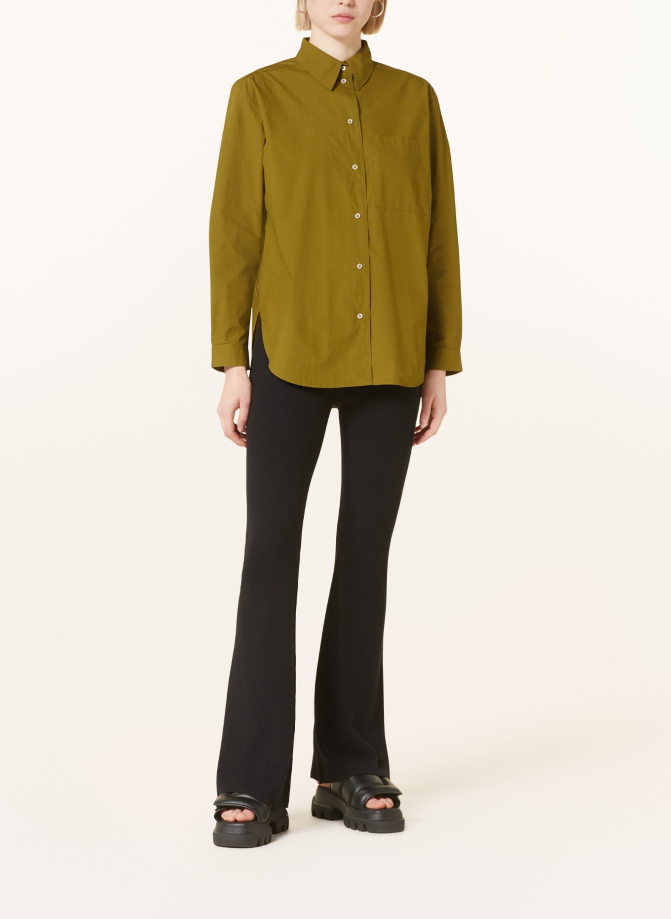 Marc O'Polo Shirt blouse, Color: OLIVE (Image 2)