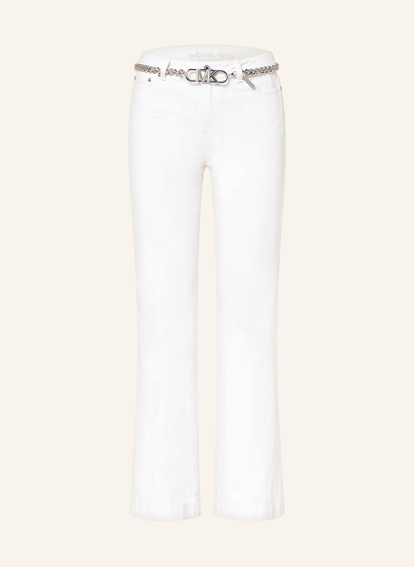MICHAEL KORS Flared Jeans, Farbe: WEISS (Bild 1)