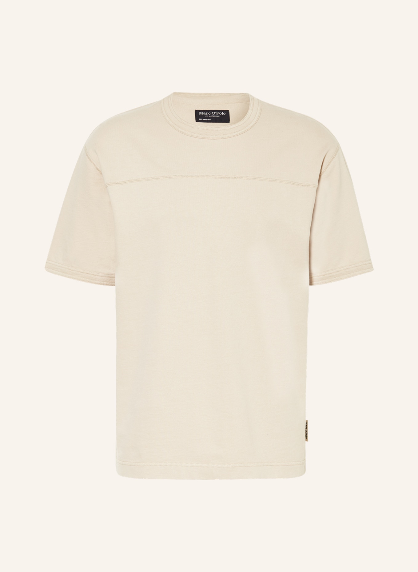 Marc O'Polo Denim Shortsleeve Roundneck Loose Fit Print Tshirt, Women's, Size: XS, Green