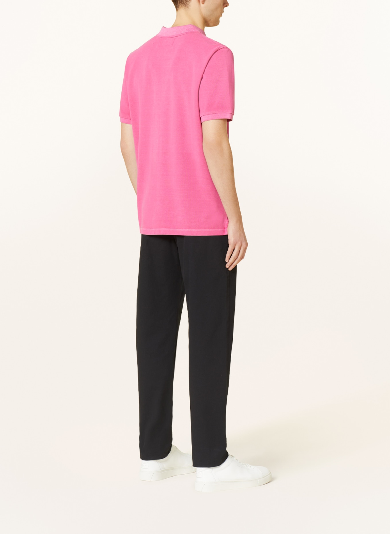 Marc O'Polo Piqué polo shirt regular fit, Color: PINK (Image 3)