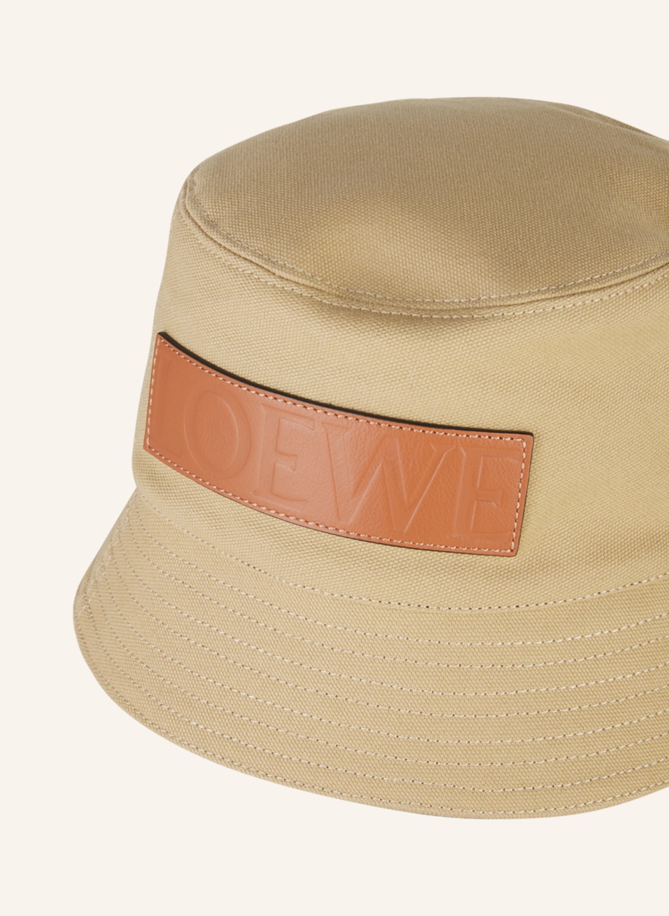 LOEWE Bucket hat, Color: LIGHT BROWN/ BROWN (Image 3)