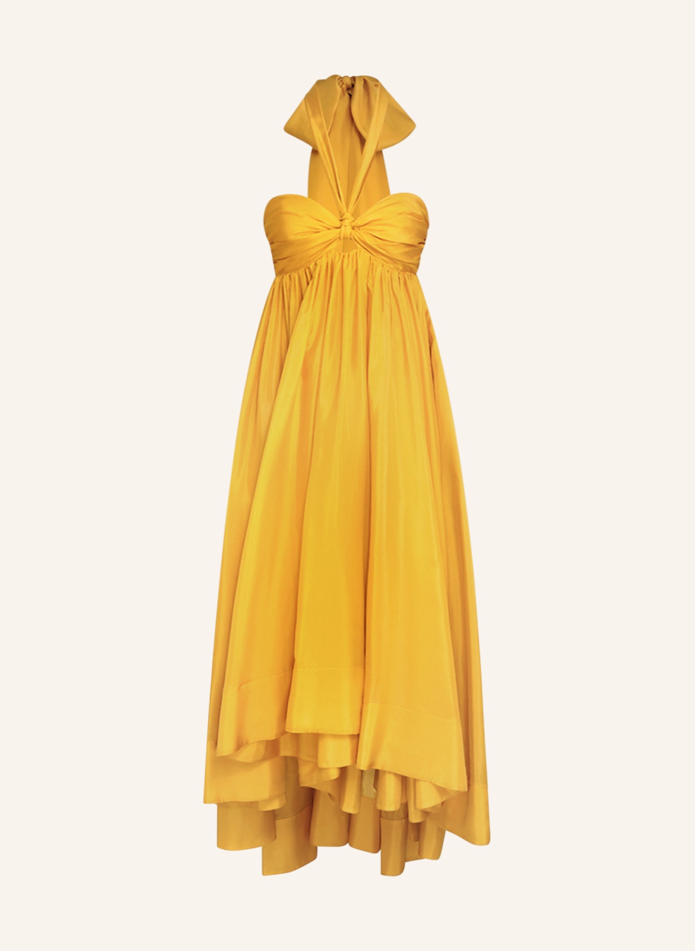 ZIMMERMANN Sukienka z jedwabiu DEVI, Kolor: CIEMNOŻÓŁTY (Obrazek 1)