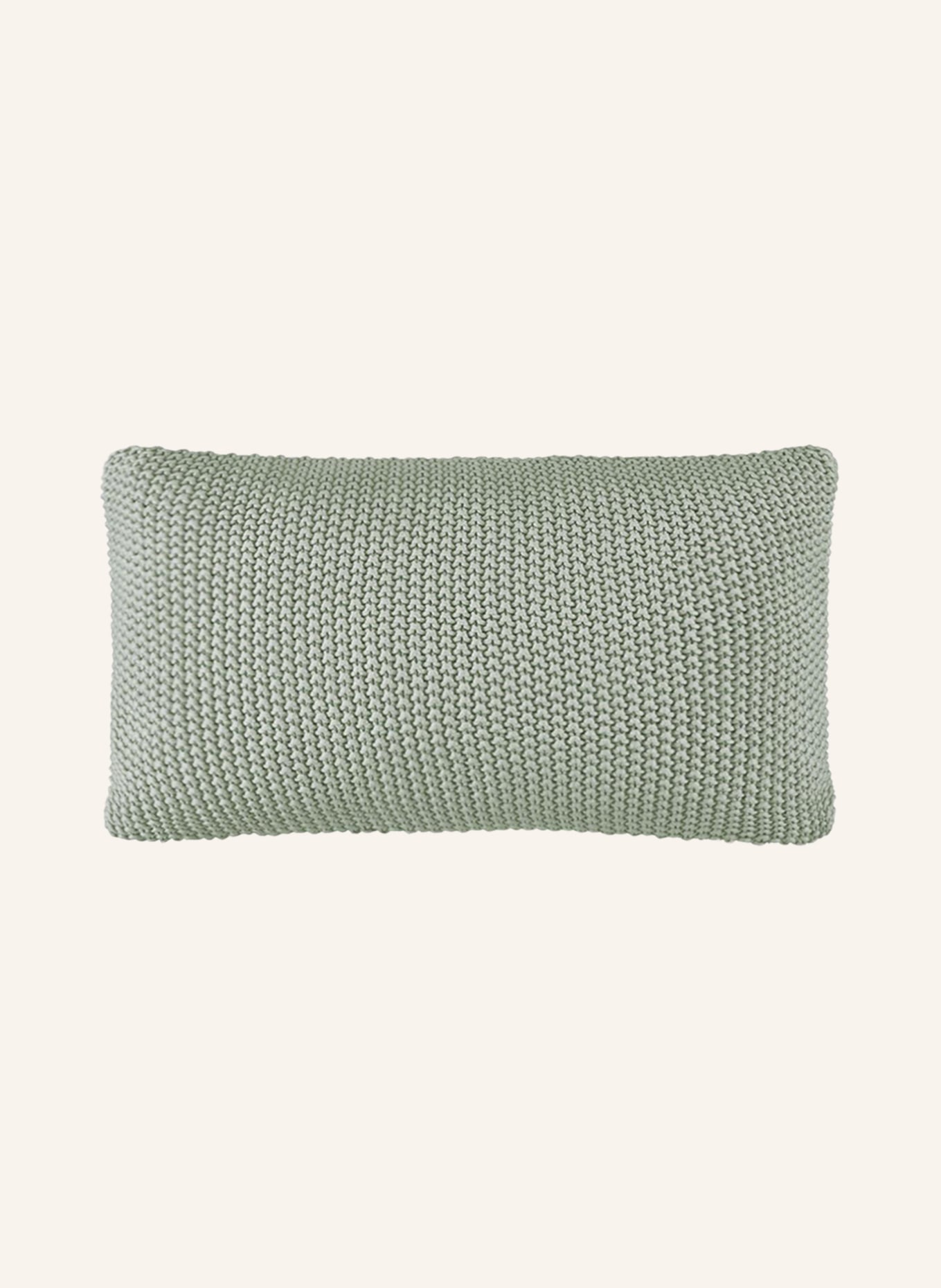 Marc O'Polo Decorative cushion NORDIC KNIT, Color: LIGHT GREEN (Image 1)