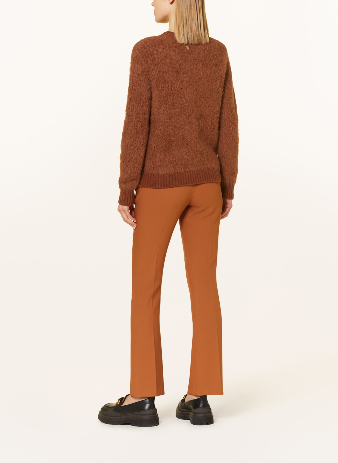 MOS MOSH Sweater GISLA with alpaca, Color: BROWN (Image 3)