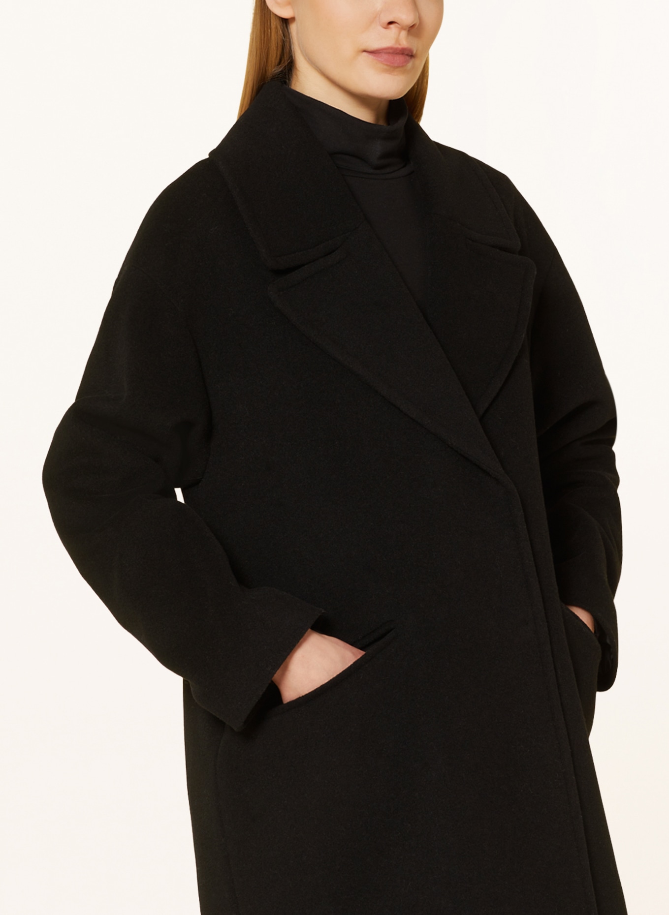 CINQUE Pea coat CIINGWER, Color: BLACK (Image 4)
