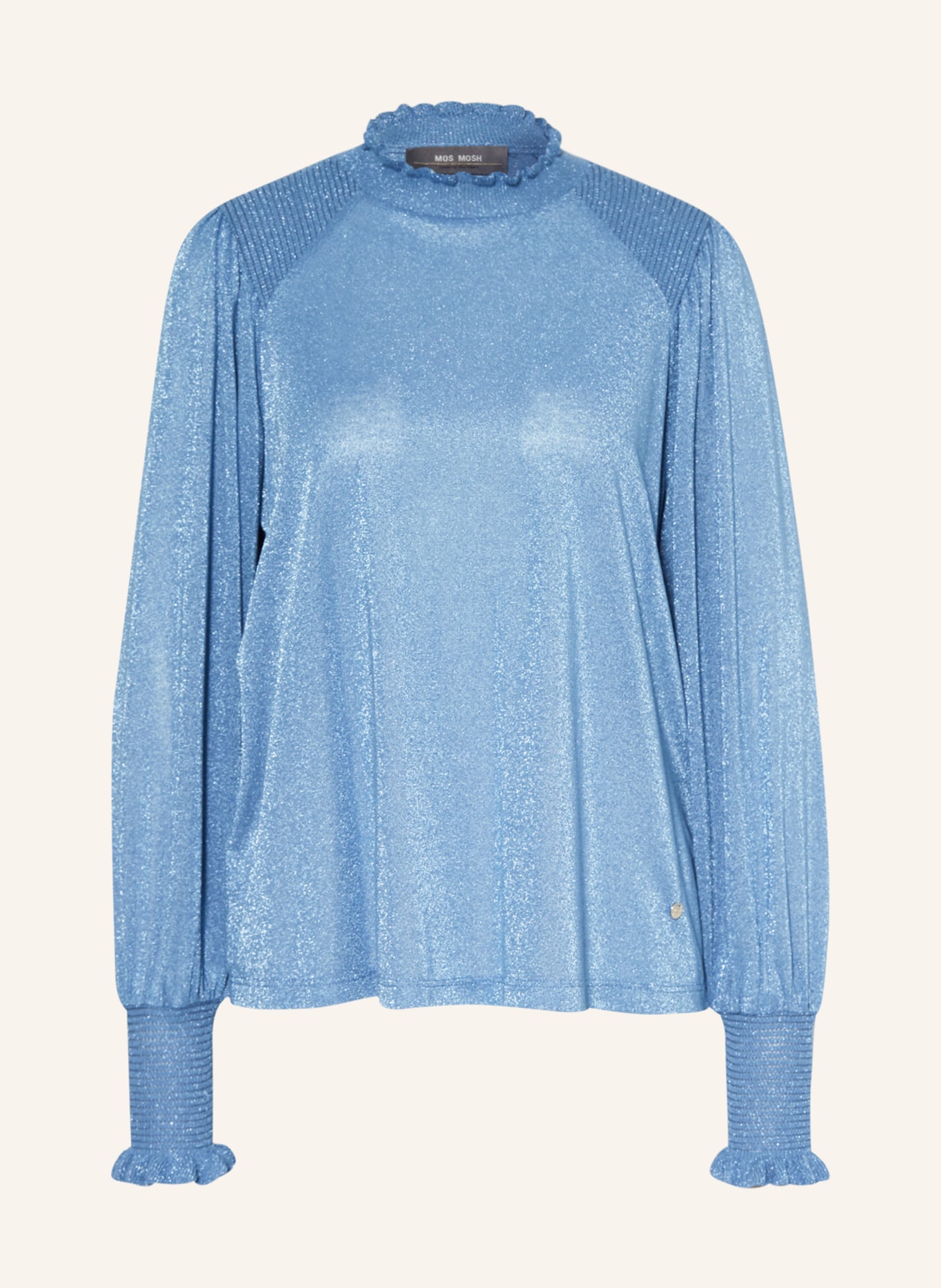 MOS MOSH Sweater KALIVA with glitter thread, Color: BLUE (Image 1)