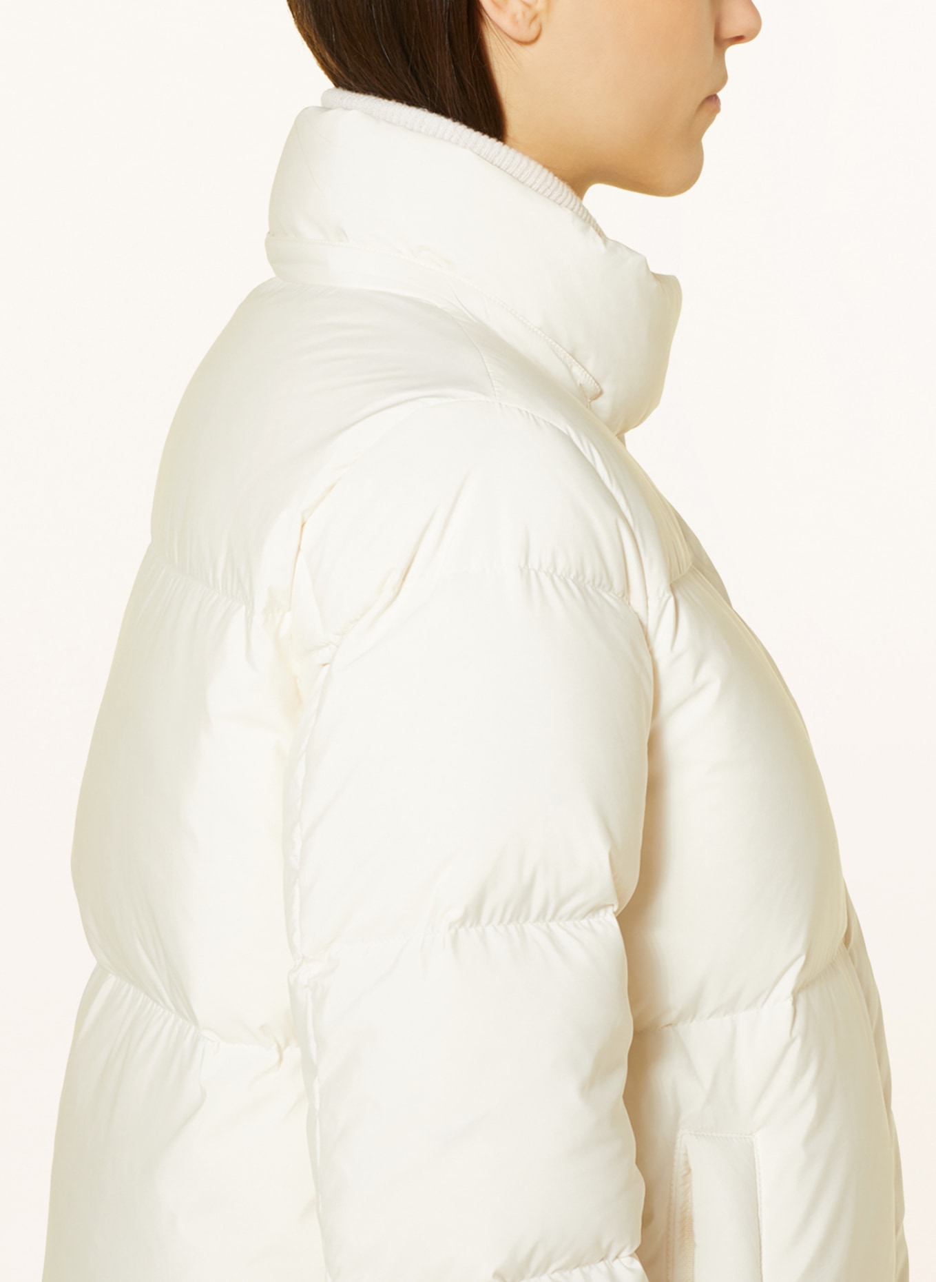 s.Oliver BLACK LABEL Down jacket with removable hood, Color: ECRU (Image 5)