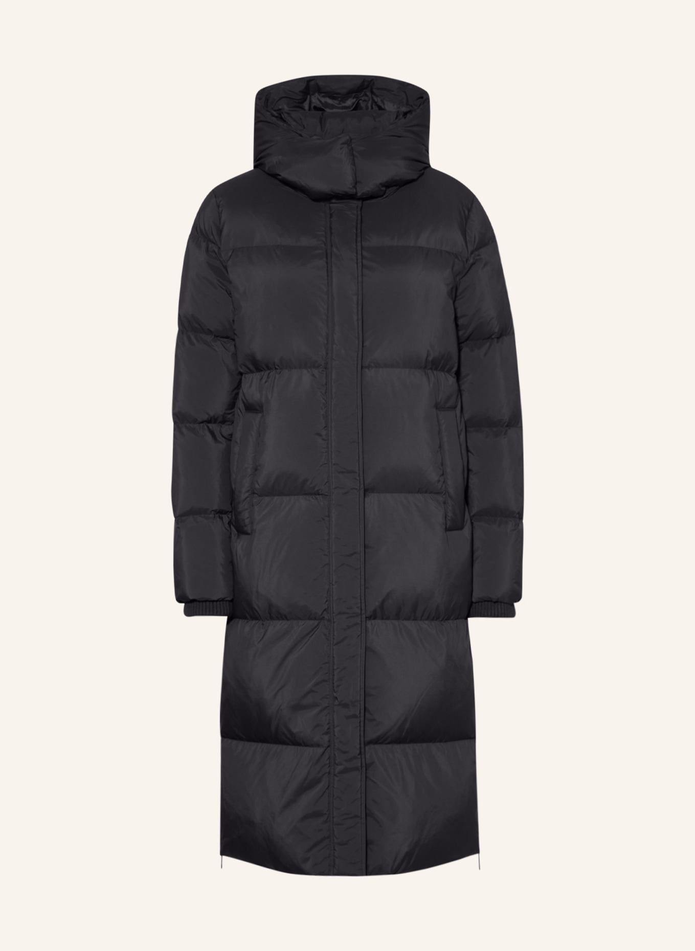 s.Oliver BLACK LABEL Down jacket with removable hood, Color: BLACK (Image 1)