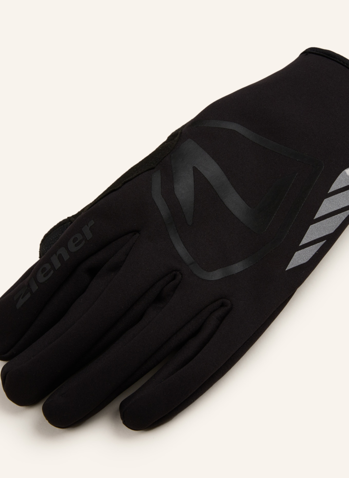 ziener Cycling gloves DAQUA AS® TOUCH with touchscreen function, Color: BLACK (Image 2)