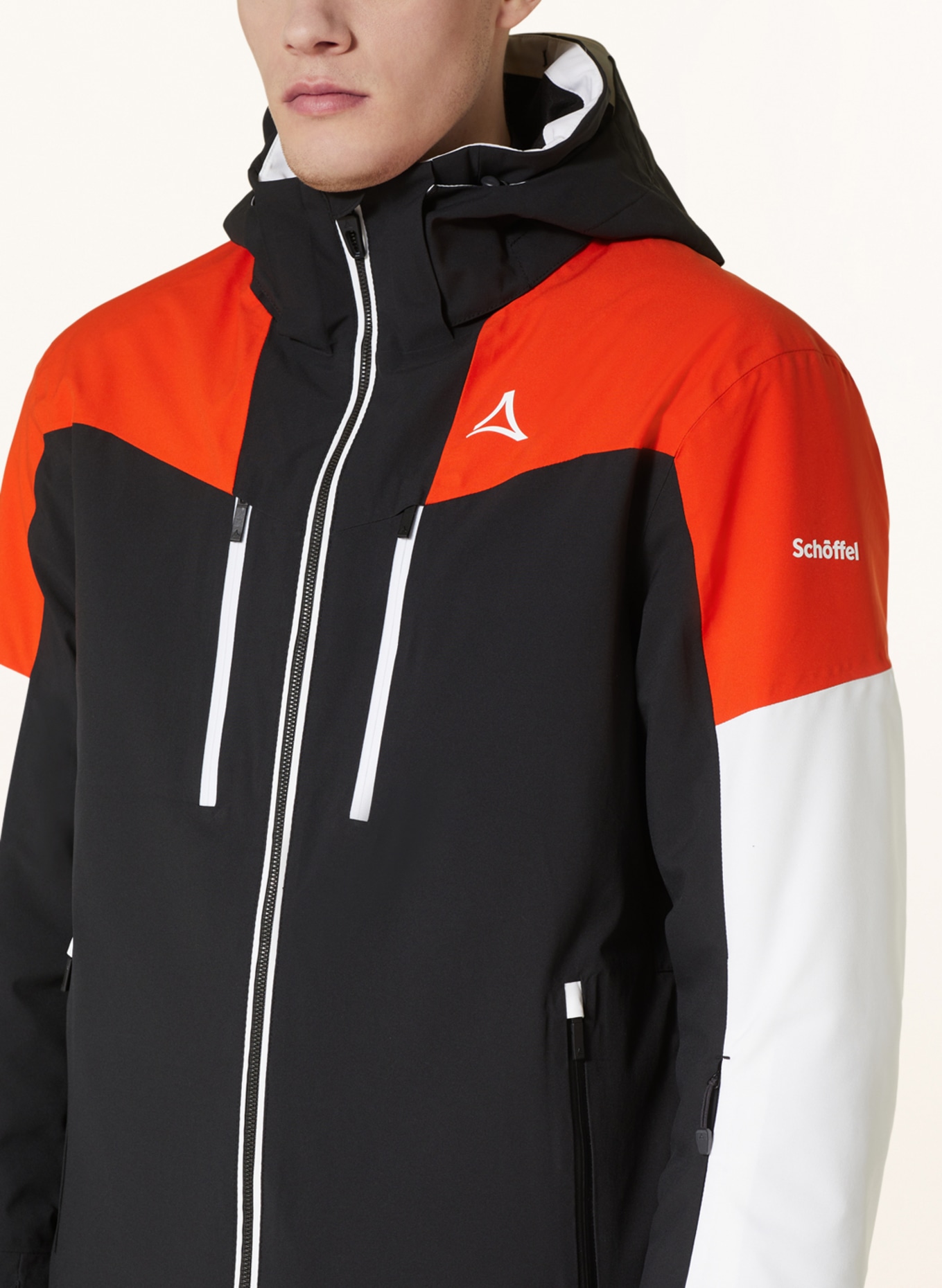 Schöffel Ski jacket TANUNALPE, Color: BLACK/ RED/ WHITE (Image 4)