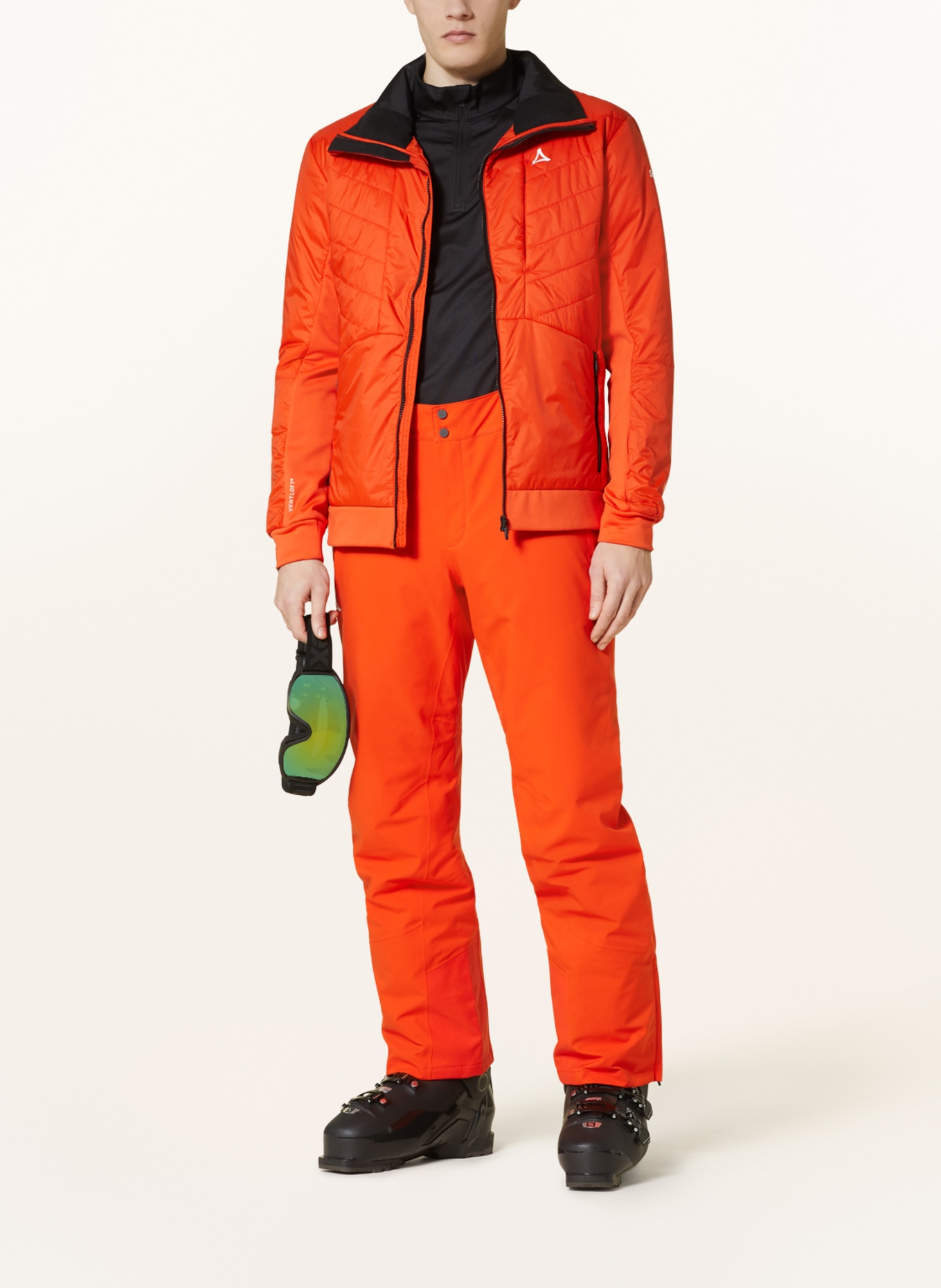 Schöffel Hybrid quilted jacket PONTRESINA, Color: RED (Image 2)