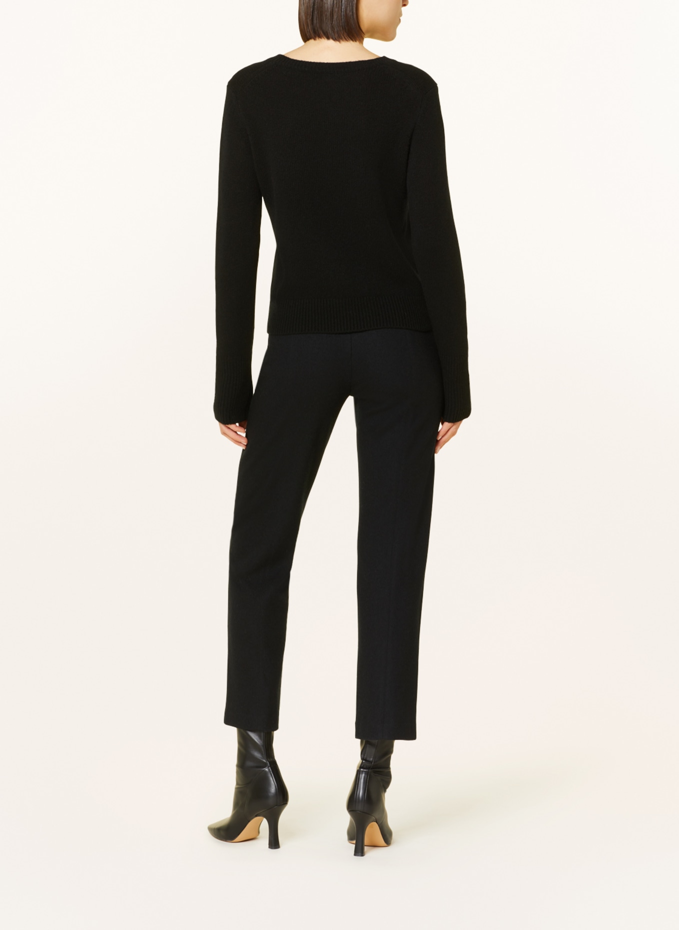VINCE Cropped sweater, Color: BLACK (Image 3)