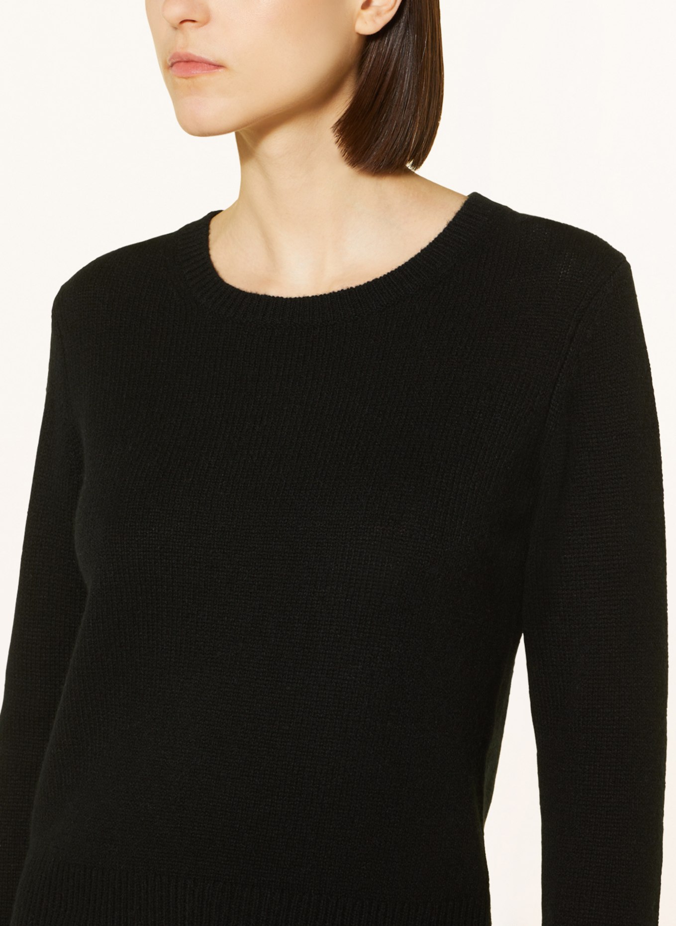 VINCE Cropped sweater, Color: BLACK (Image 4)