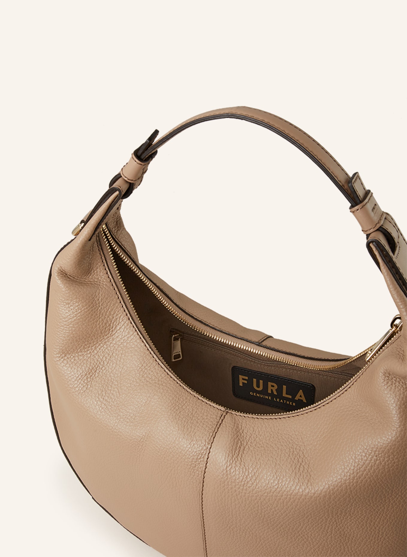 FURLA Hobo bag, Color: CAMEL (Image 3)