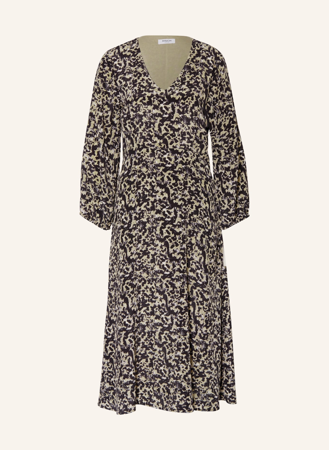 MSCH COPENHAGEN Kleid MSCHRHIAN, Farbe: SCHWARZ/ BEIGE (Bild 1)