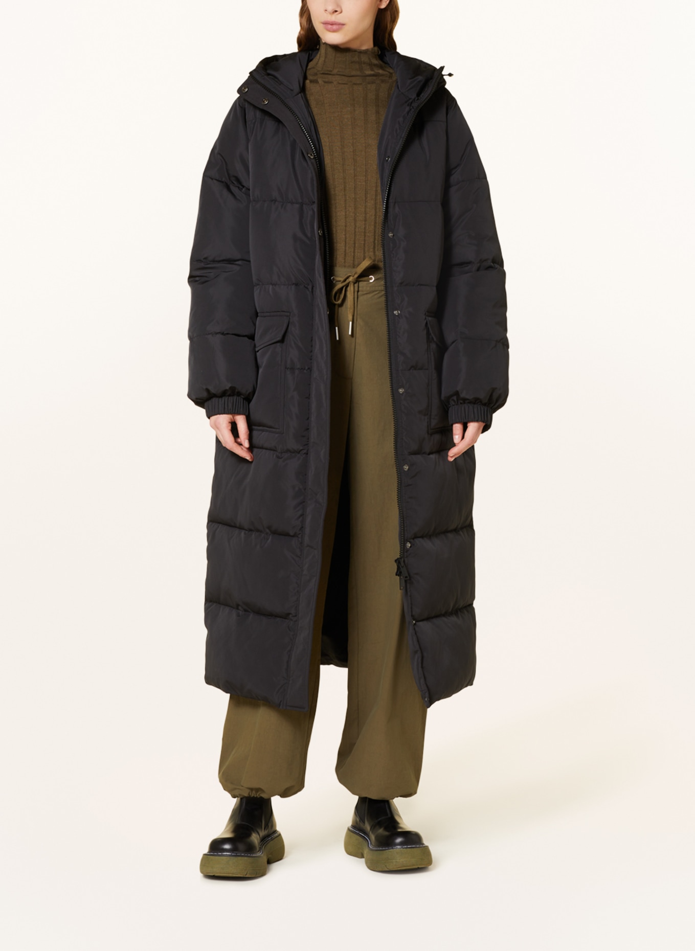 ENVII Quilted coat ENHUDSON, Color: BLACK (Image 2)