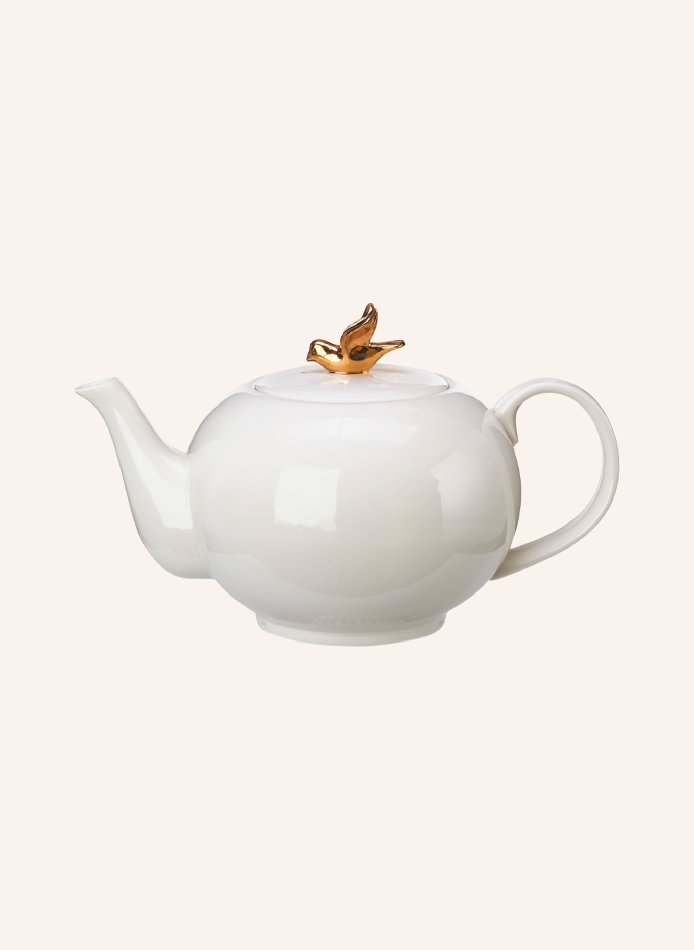 POLSPOTTEN Teapot FREEDOM BIRD, Color: WHITE (Image 1)