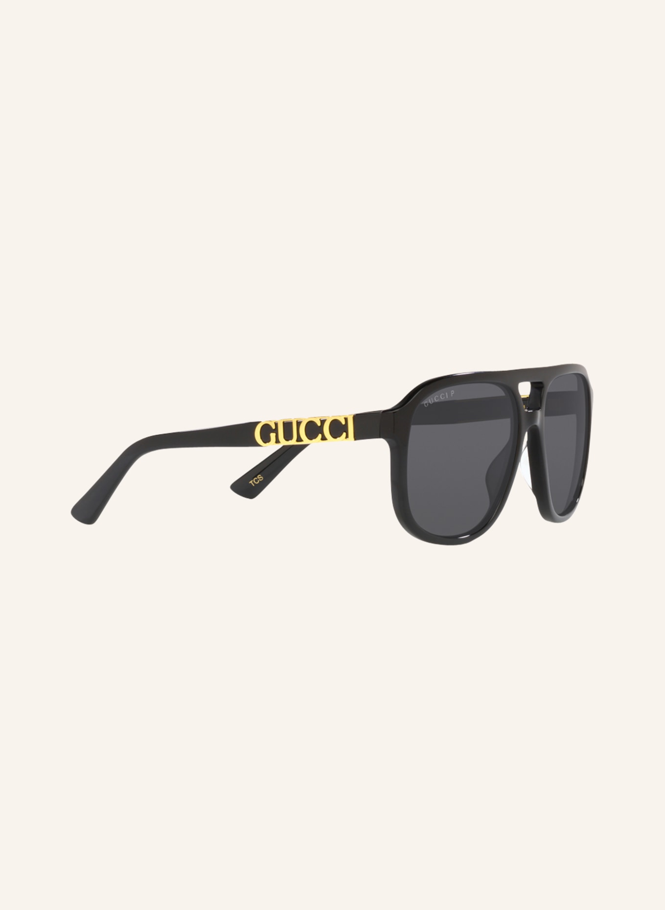 GUCCI Sunglasses GC001933, Color: 1100L1 - BLACK/ GRAY POLARIZED (Image 3)