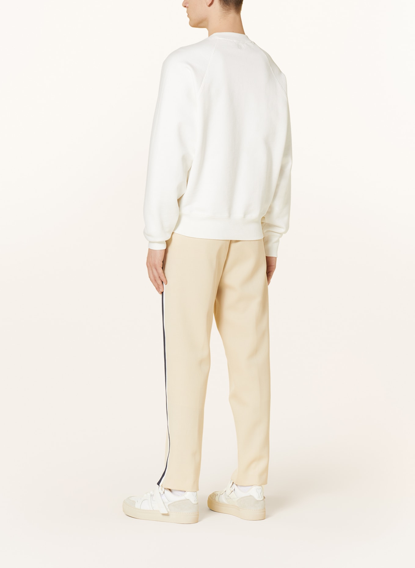 AMI PARIS Sweatshirt, Farbe: WEISS/ ROT (Bild 3)