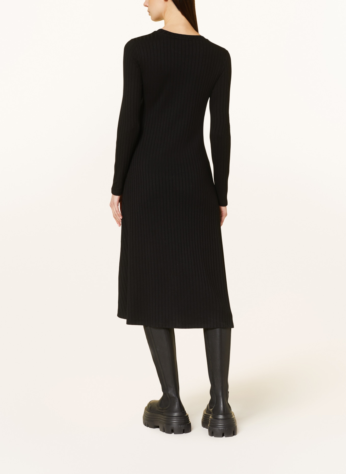 darling harbour Knit dress, Color: BLACK (Image 3)