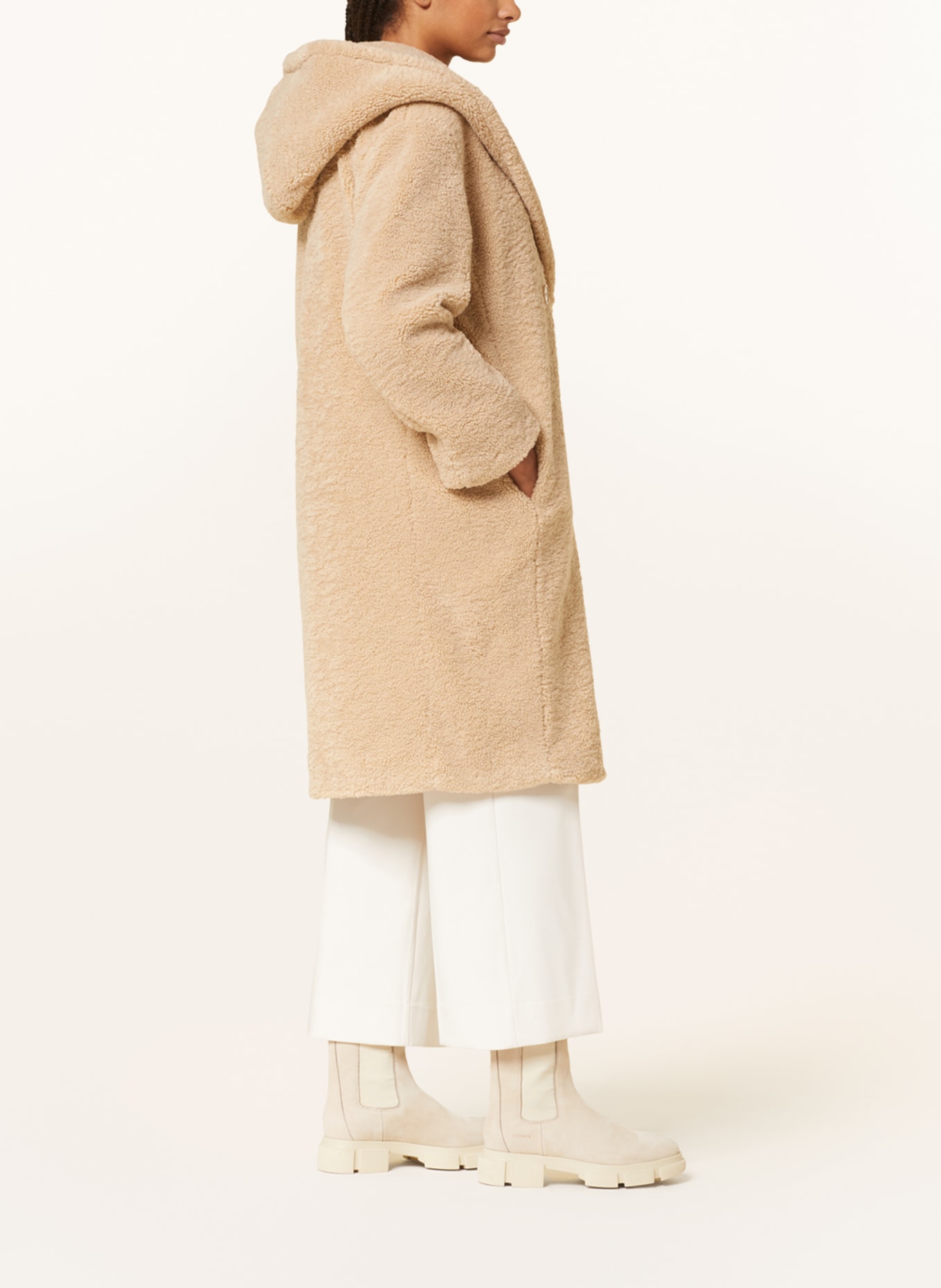 Grace Teddy coat, Color: CAMEL (Image 4)