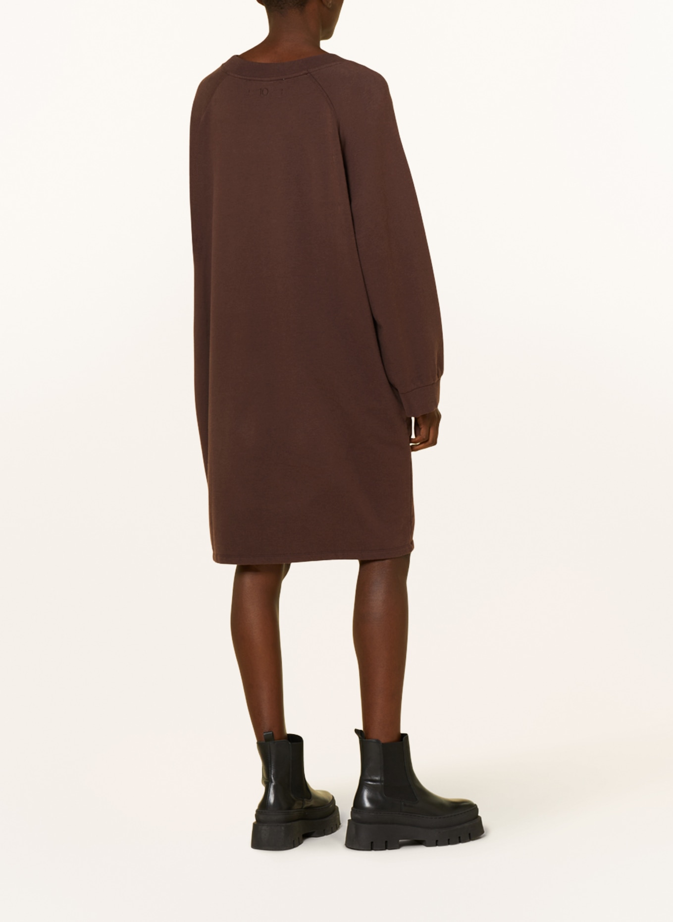 10DAYS Sweater dress, Color: BROWN (Image 3)
