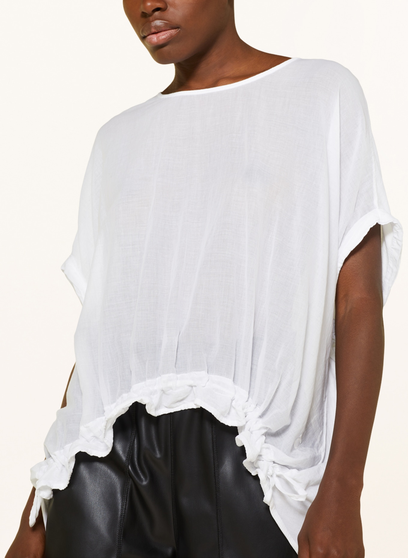 Baggy sales white blouse