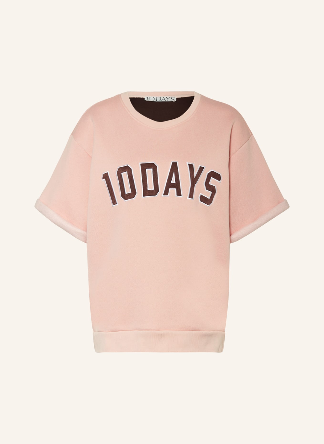 10DAYS Oversized sweatshirt, Color: NUDE (Image 1)