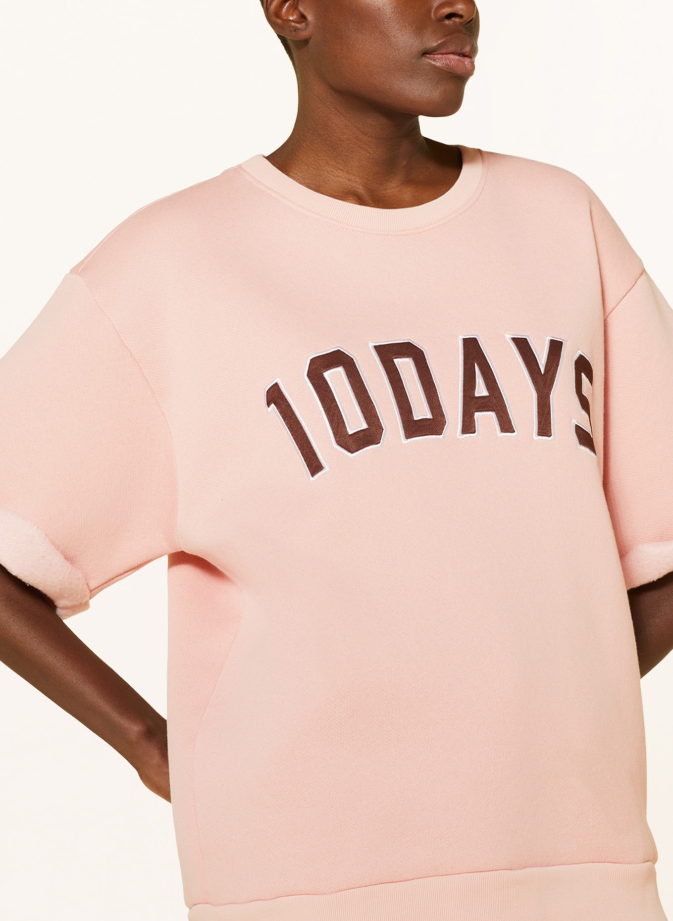 10DAYS Oversized sweatshirt, Color: NUDE (Image 4)