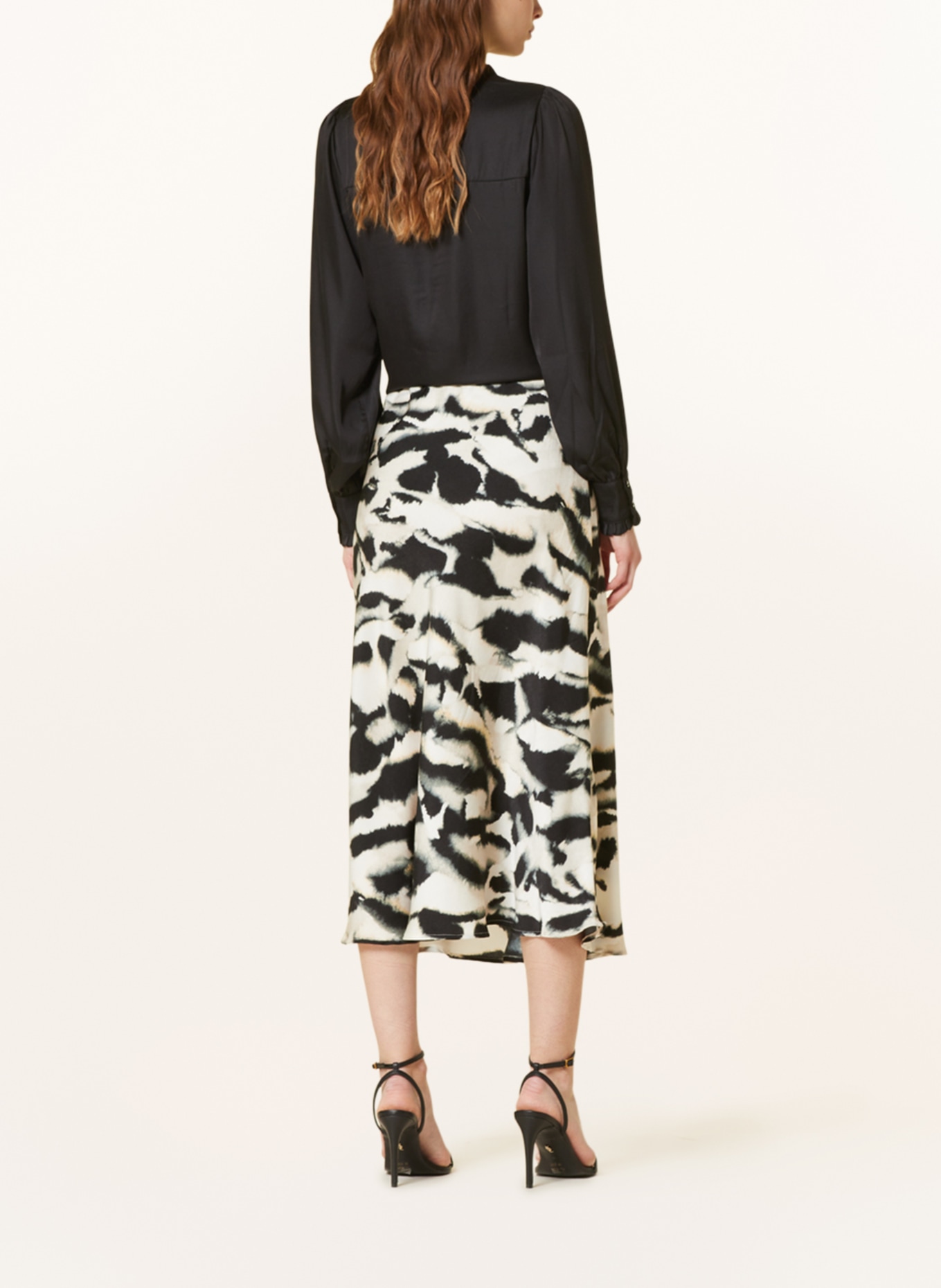 NEO NOIR Satinbluse ZOLA: SCHWARZ