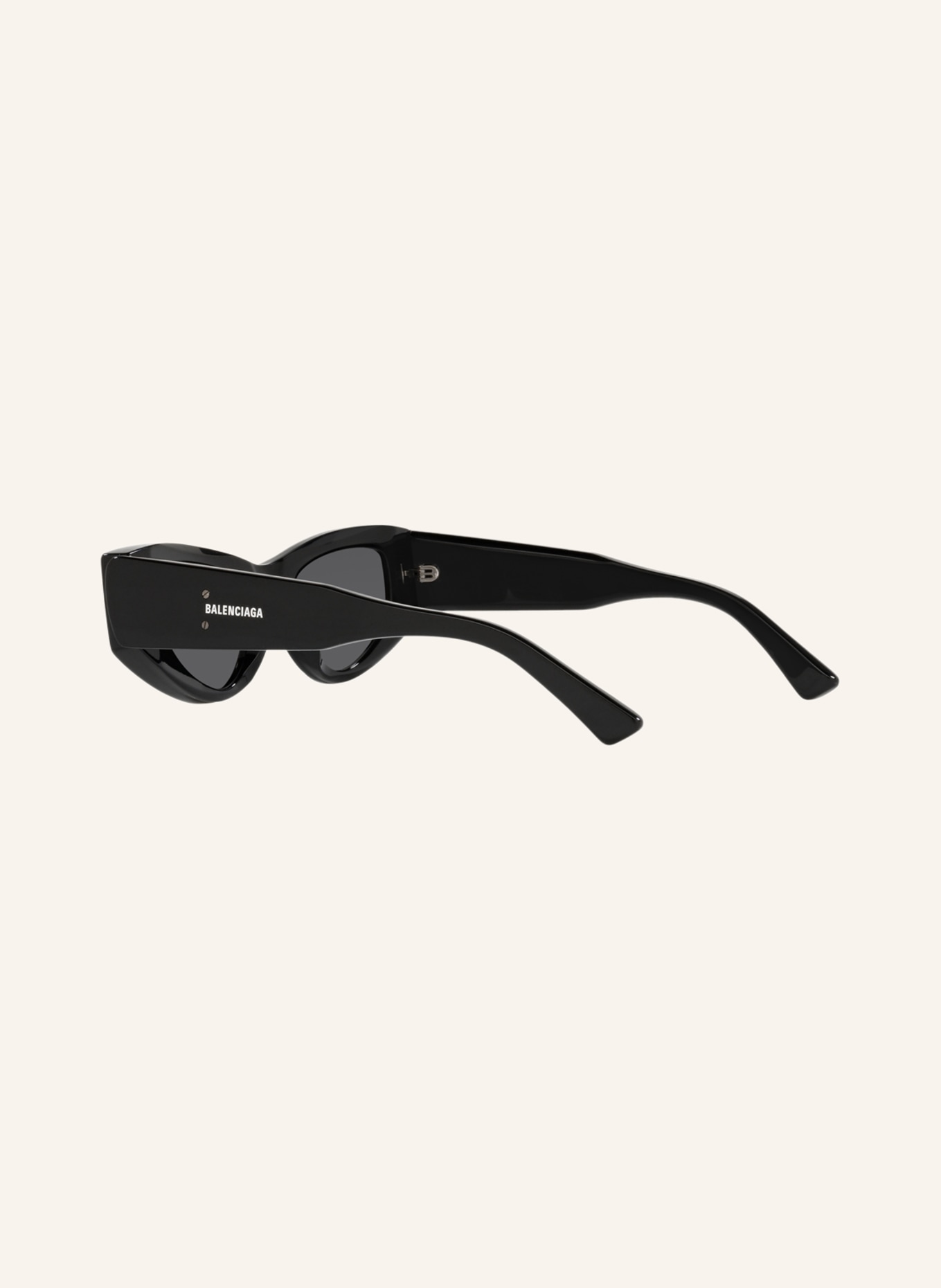 BALENCIAGA Sunglasses BB0243S, Color: 1100L1 - BLACK/ GRAY (Image 4)