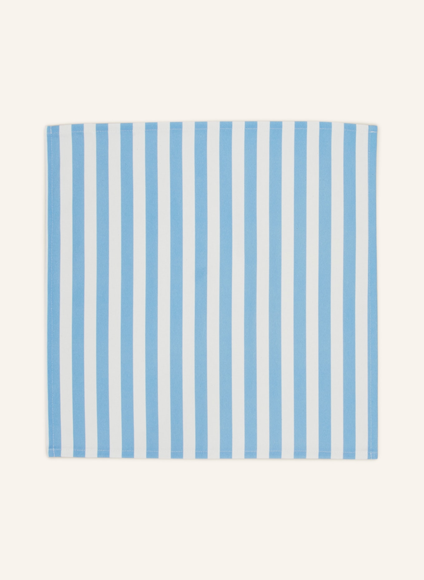 pichler Set of 4 cloth napkins MEZZO, Color: CREAM/ LIGHT BLUE (Image 2)