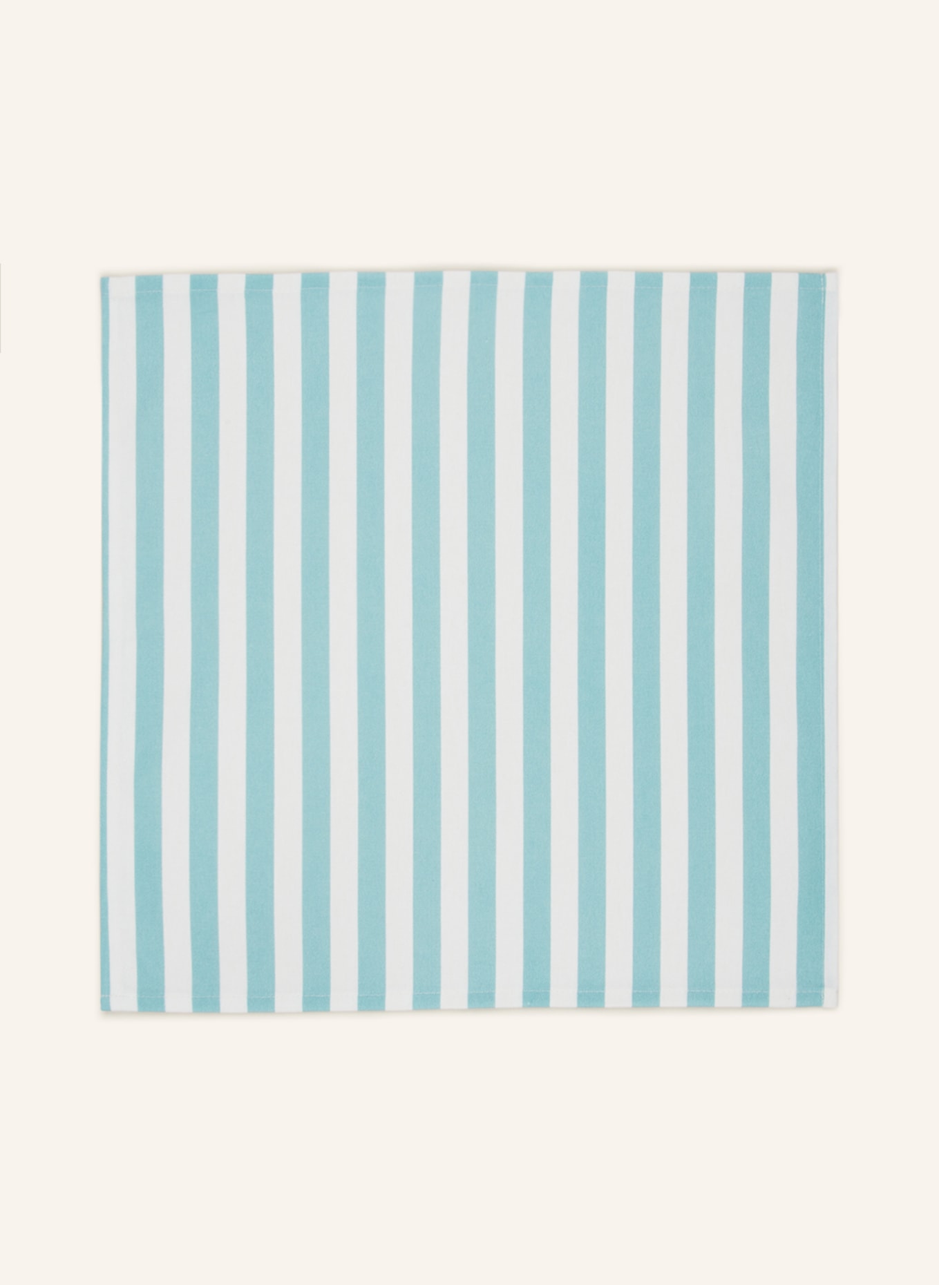 pichler Set of 4 cloth napkins MEZZO, Color: CREAM/ MINT (Image 2)