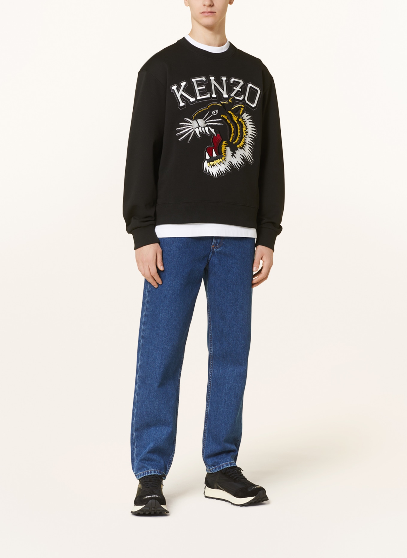 KENZO Sweatshirt TIGER VARSITY, Color: BLACK (Image 2)