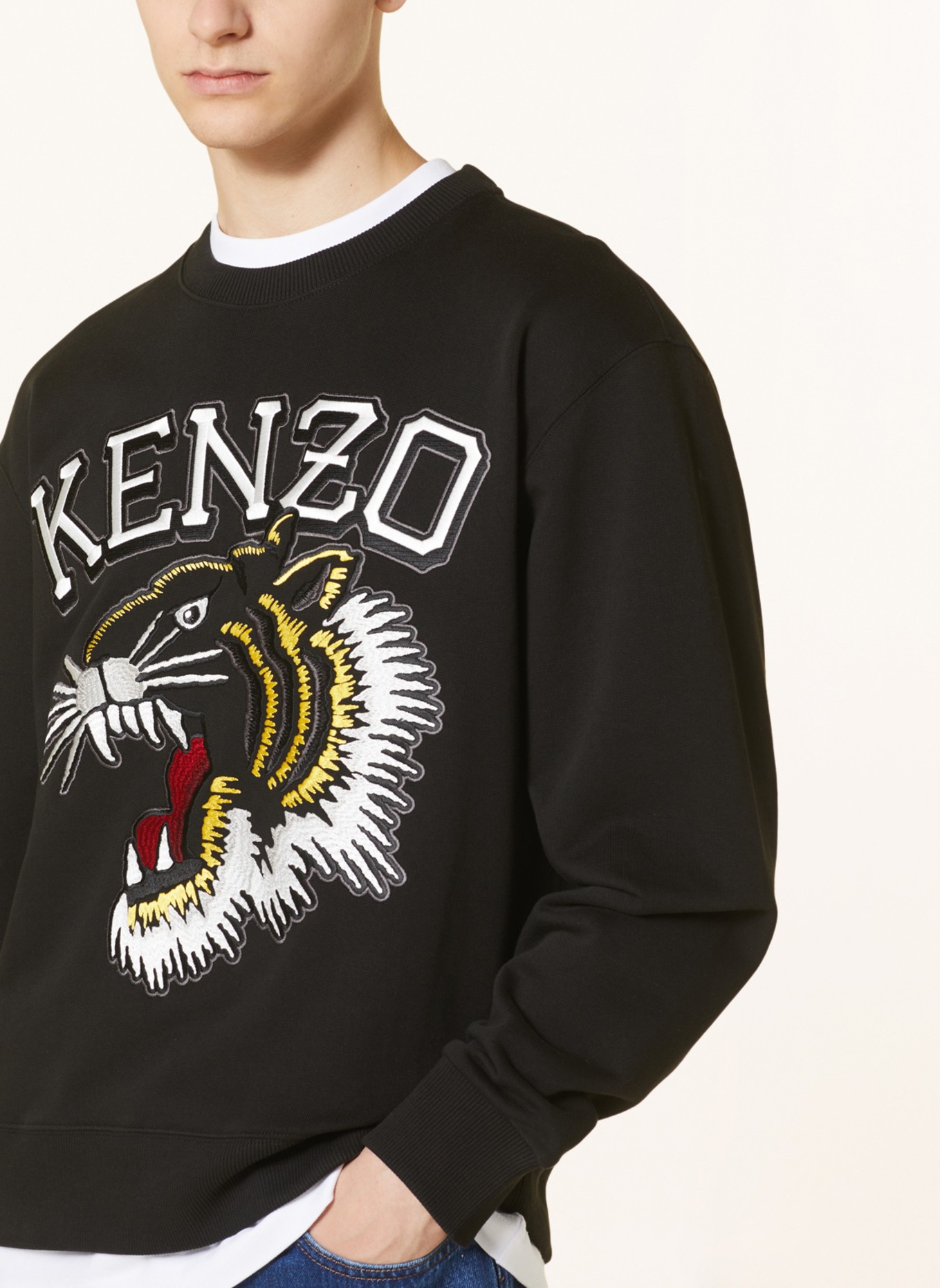 KENZO Sweatshirt TIGER VARSITY, Color: BLACK (Image 4)