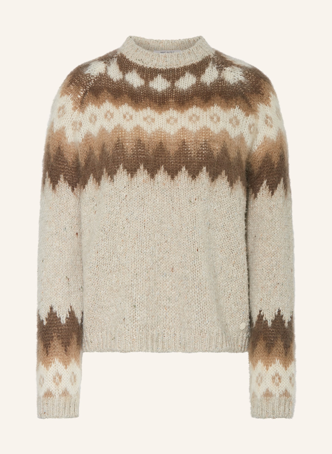 WOOLRICH Sweater, Color: BEIGE/ CREAM/ BROWN (Image 1)