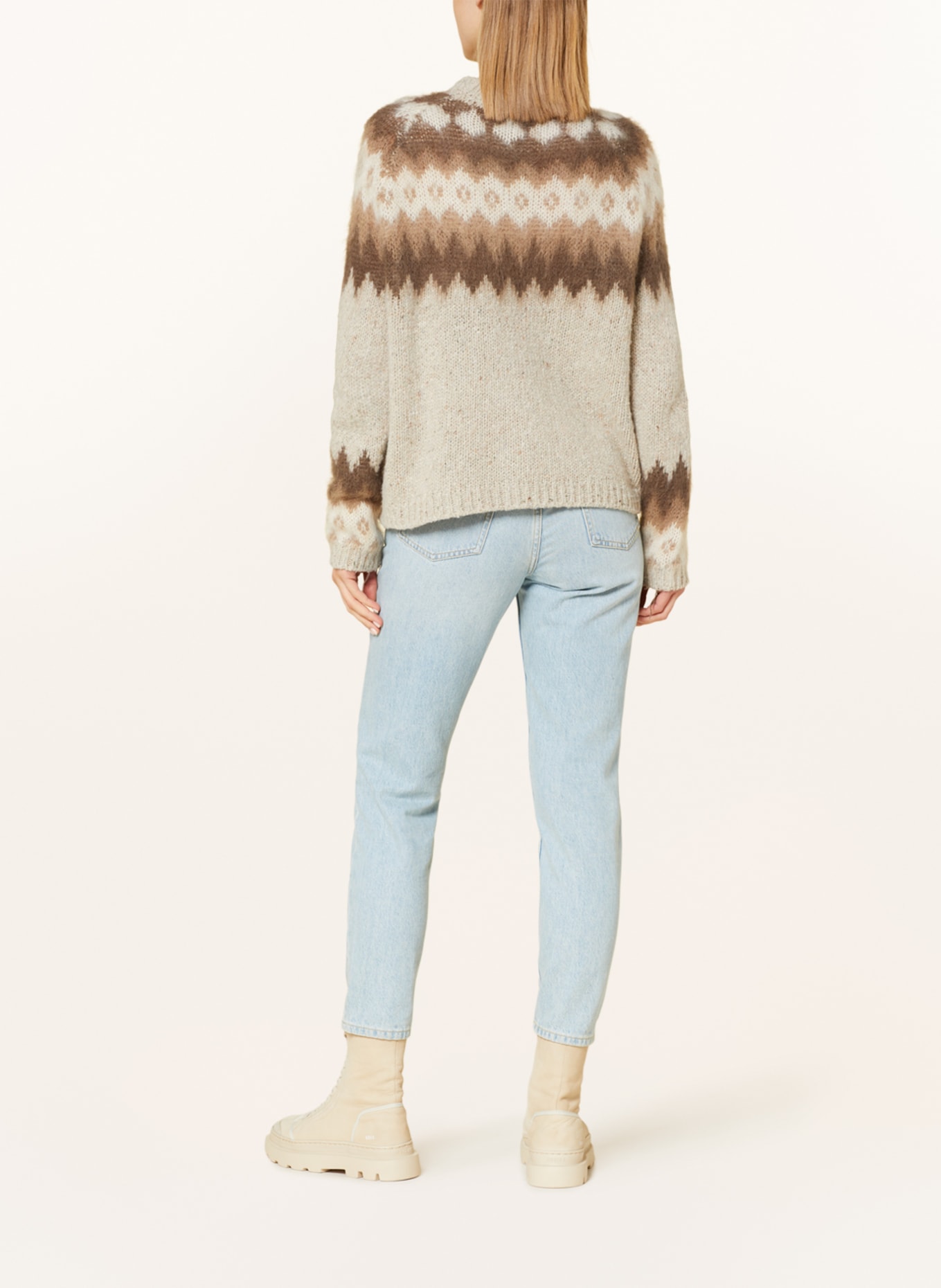 WOOLRICH Sweater, Color: BEIGE/ CREAM/ BROWN (Image 3)