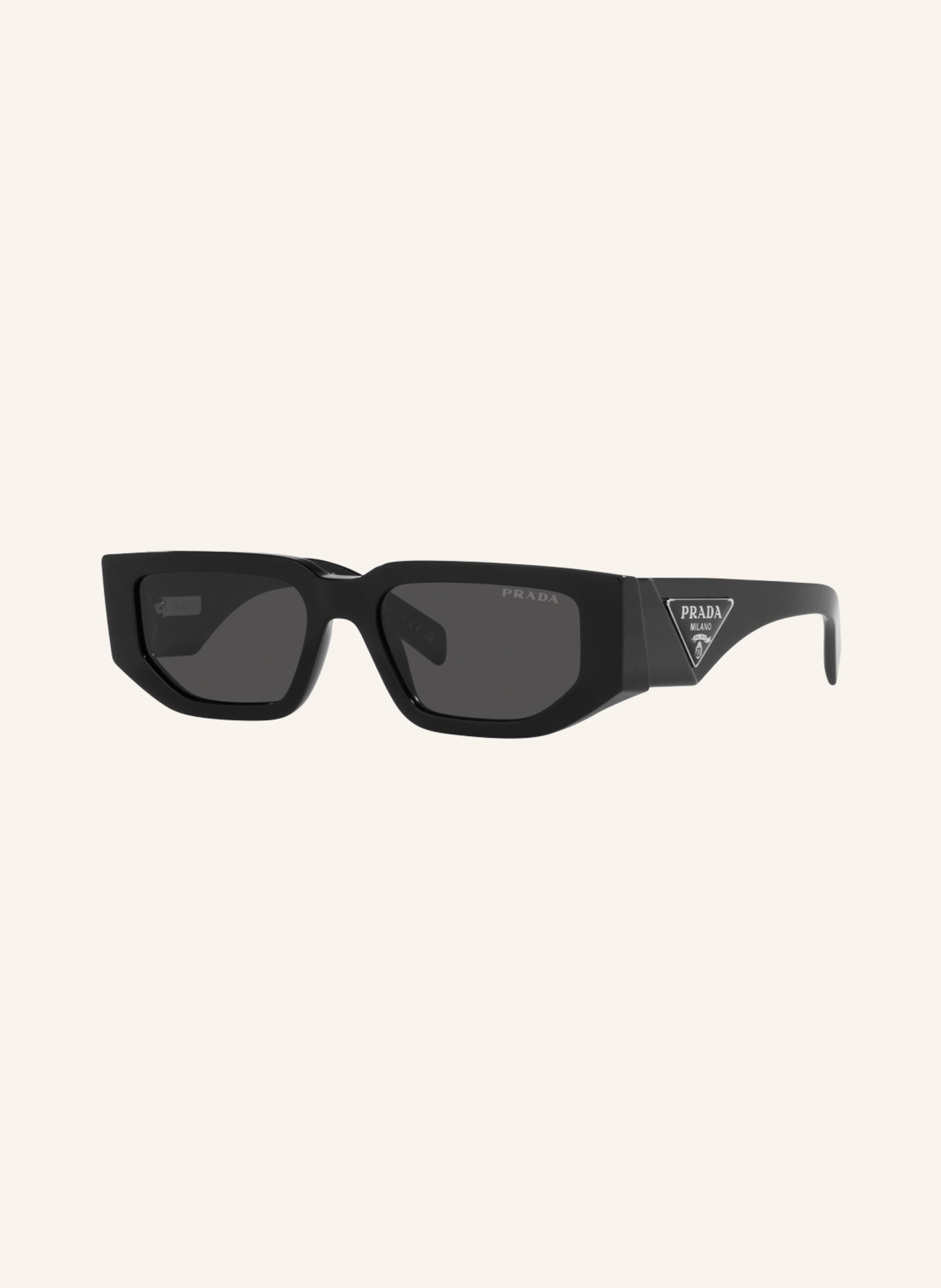 PRADA Sunglasses PR 09ZS, Color: 1AB5S0 - BLACK/GRAY (Image 1)
