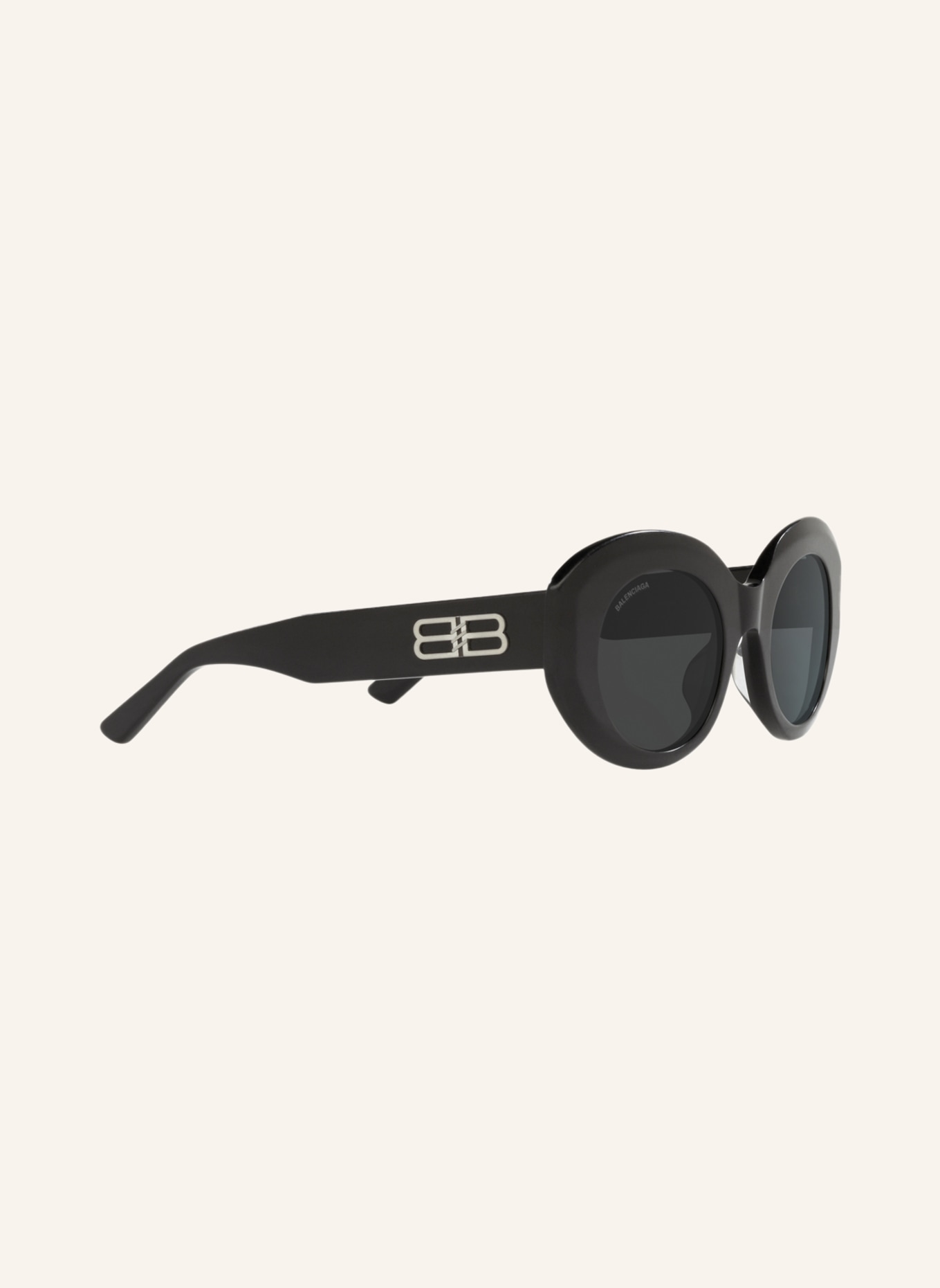 BALENCIAGA Okulary przeciwsłoneczne BB0235S, Kolor: 1100L1 – CZARNY / SZARY (Obrazek 3)