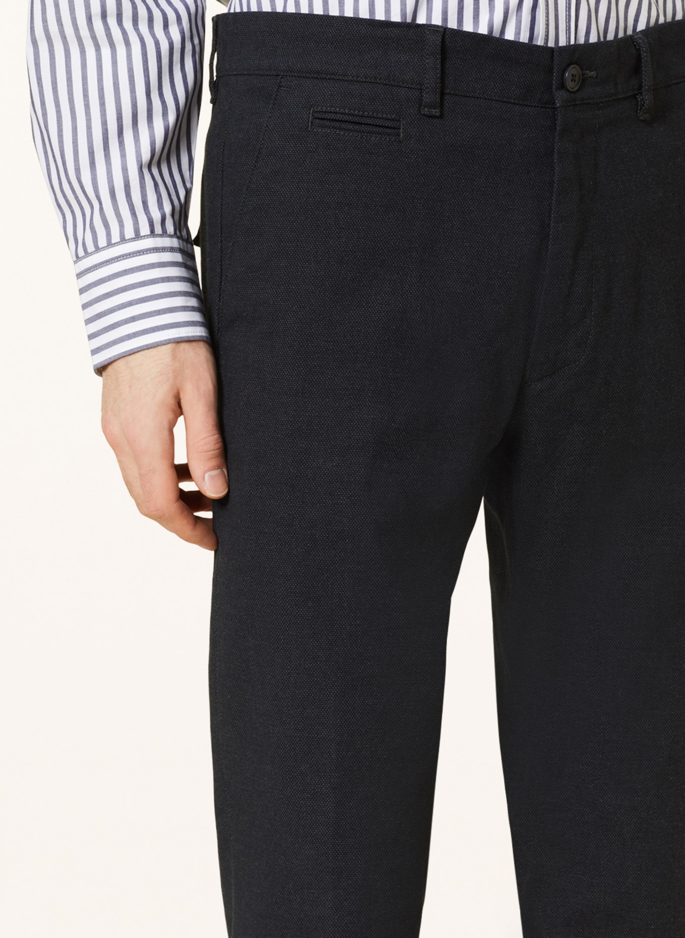 DRYKORN Chino kalhoty KREW_2 Extra Slim Fit, Barva: ČERNÁ (Obrázek 5)