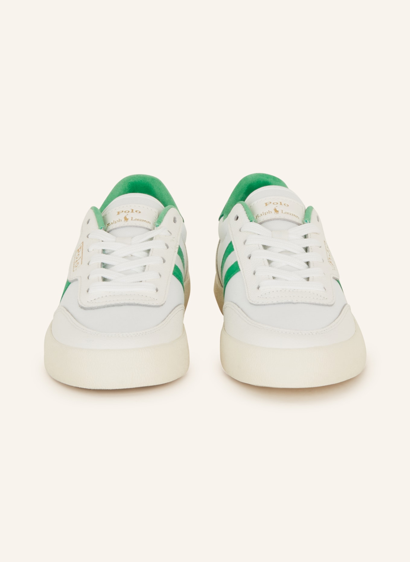 POLO RALPH LAUREN Sneakers, Color: WHITE/ GREEN (Image 3)