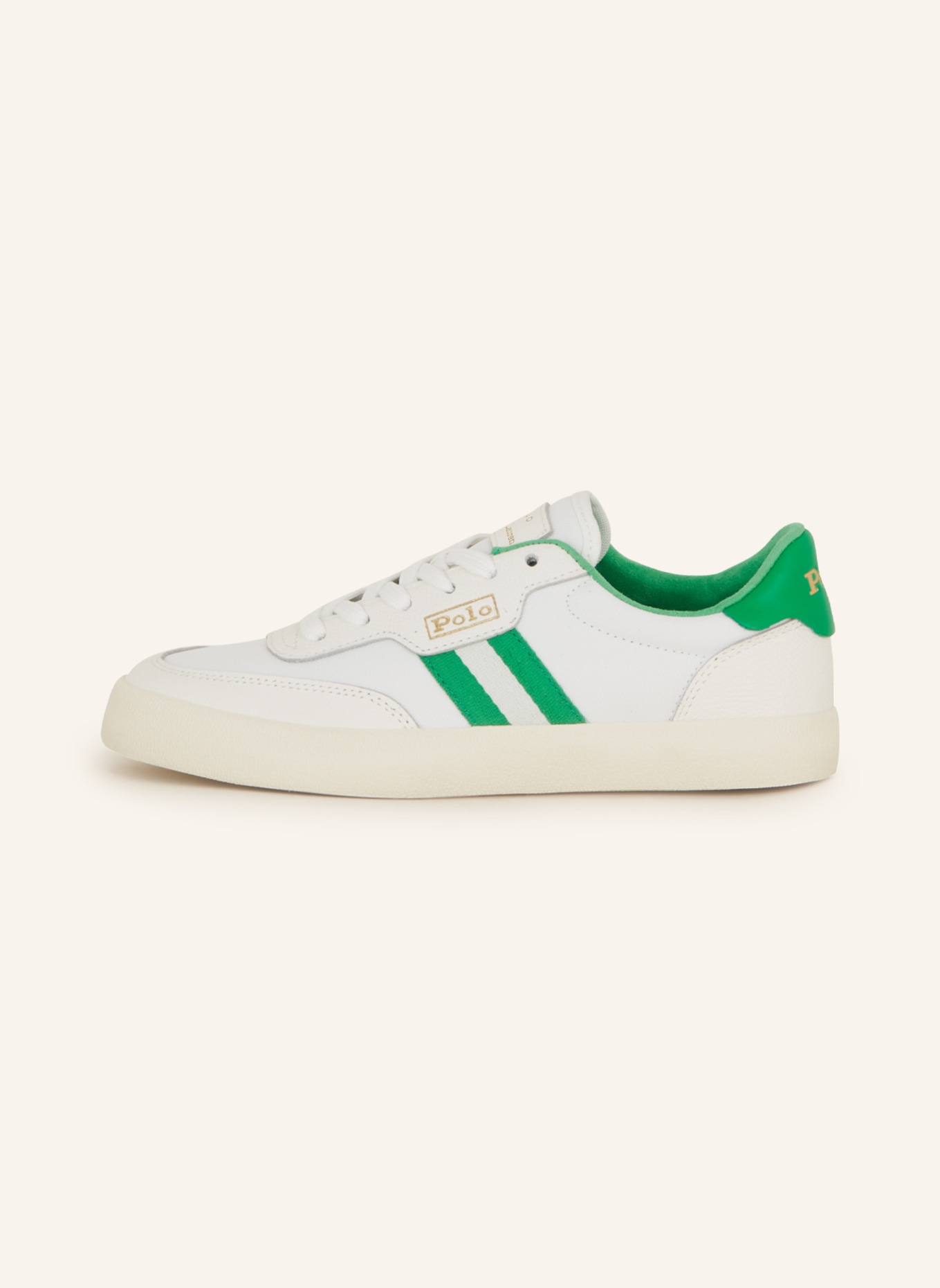 POLO RALPH LAUREN Sneakers, Color: WHITE/ GREEN (Image 4)