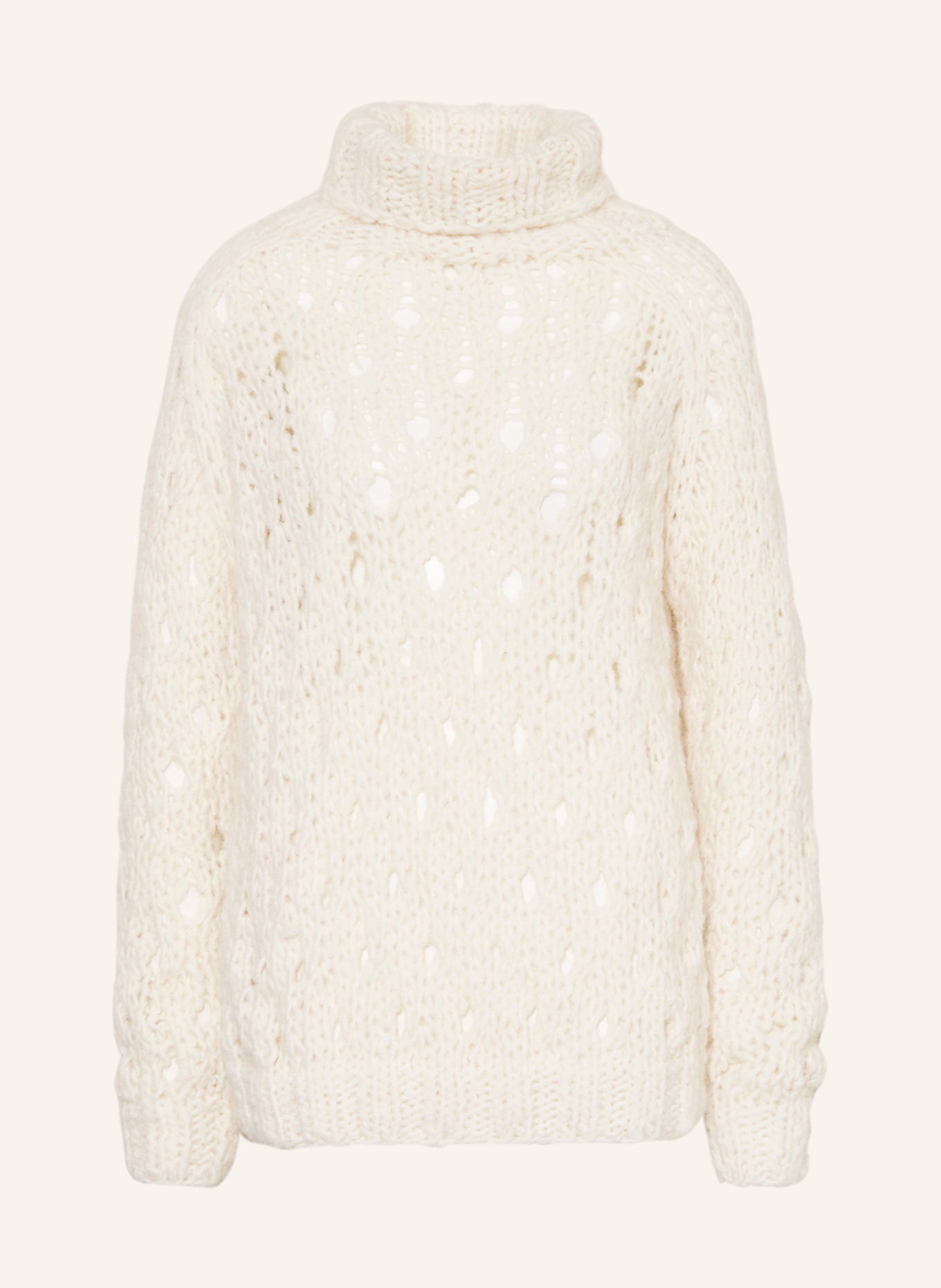 MAIAMI Turtleneck sweater in alpaca, Color: CREAM (Image 1)