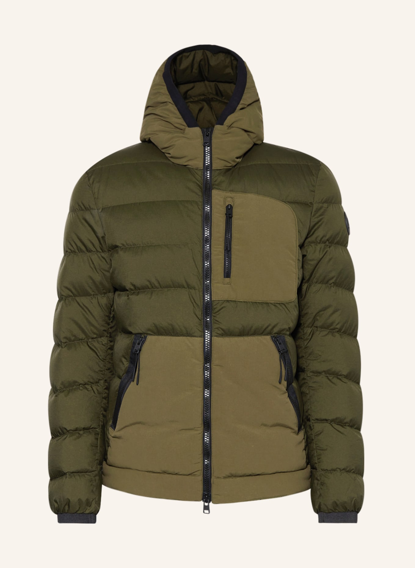 Woolrich high-neck snap-fastening Padded Jacket - Farfetch