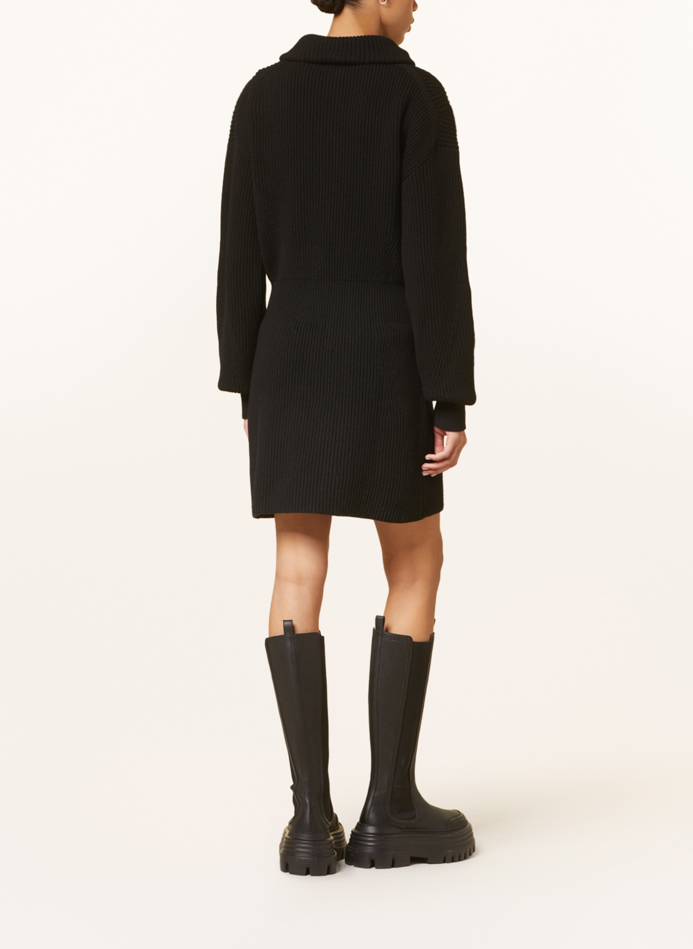 DRYKORN Knit dress SVANTJE, Color: BLACK (Image 3)