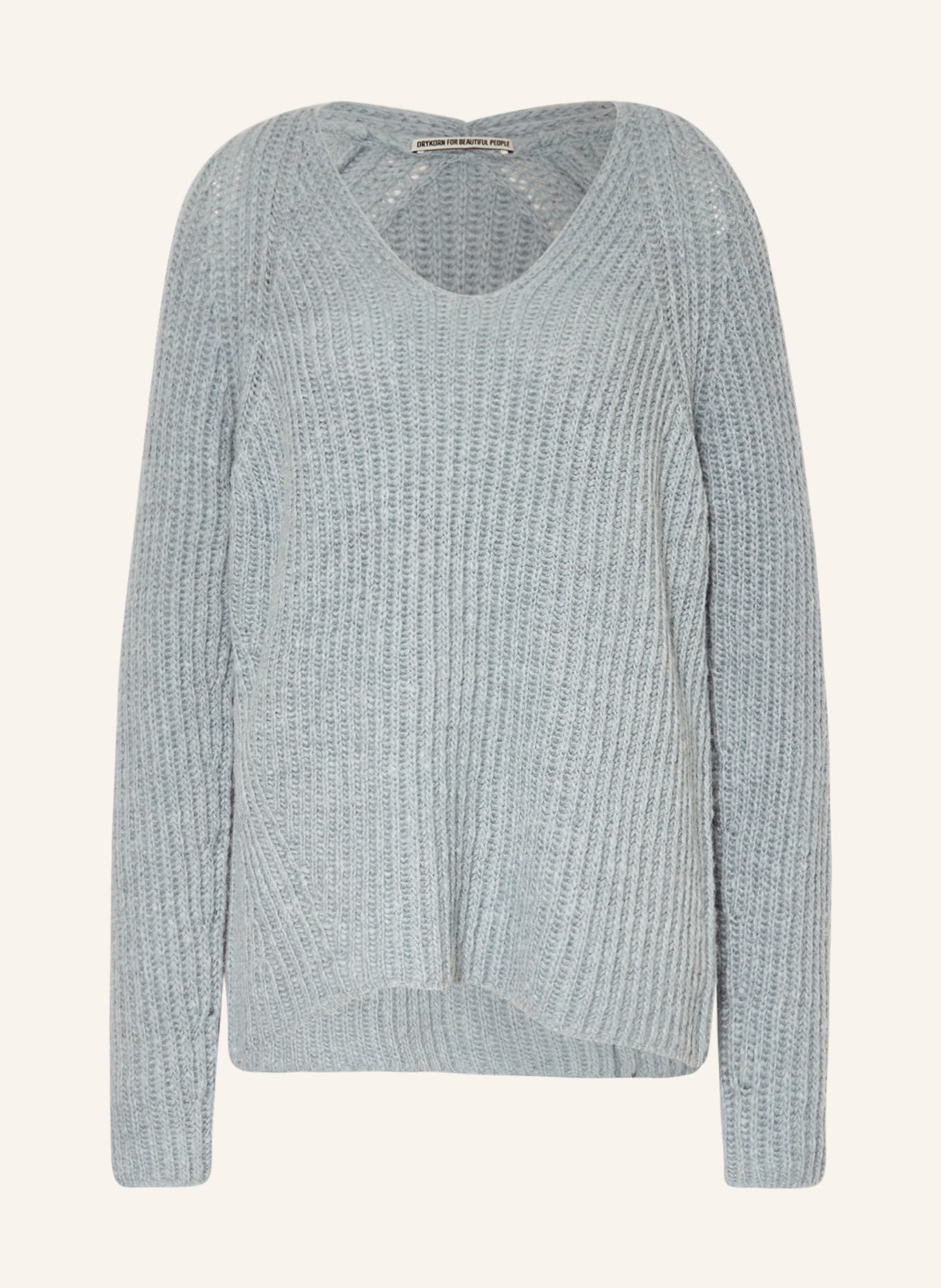 DRYKORN Oversized-Pullover LYNETTE mit Alpaka, Farbe: HELLBLAU (Bild 1)