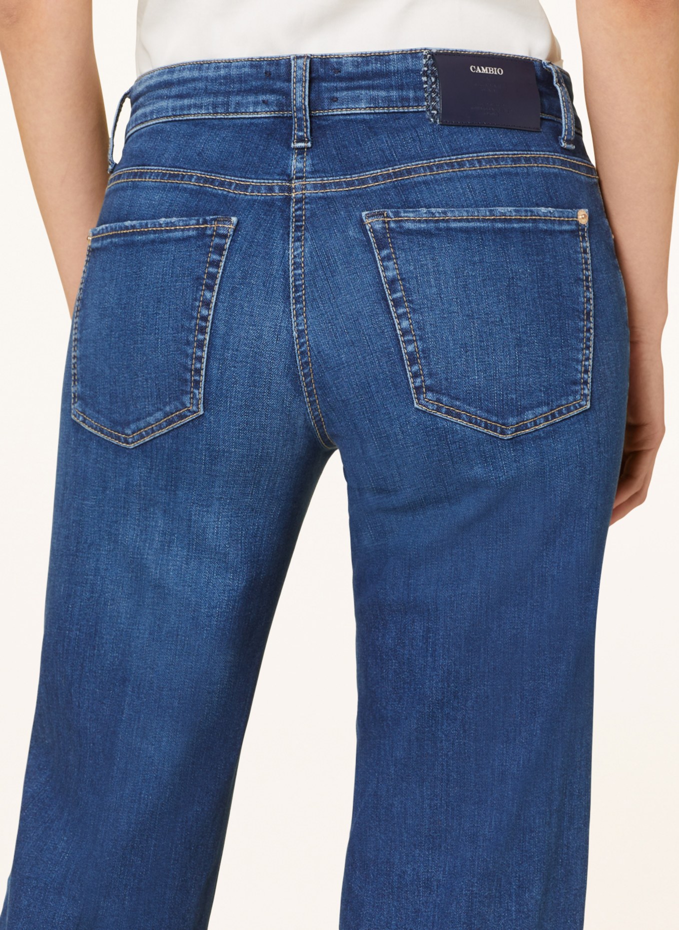 CAMBIO Jeans flared TESS, Kolor: 5187 eco used (Obrazek 6)