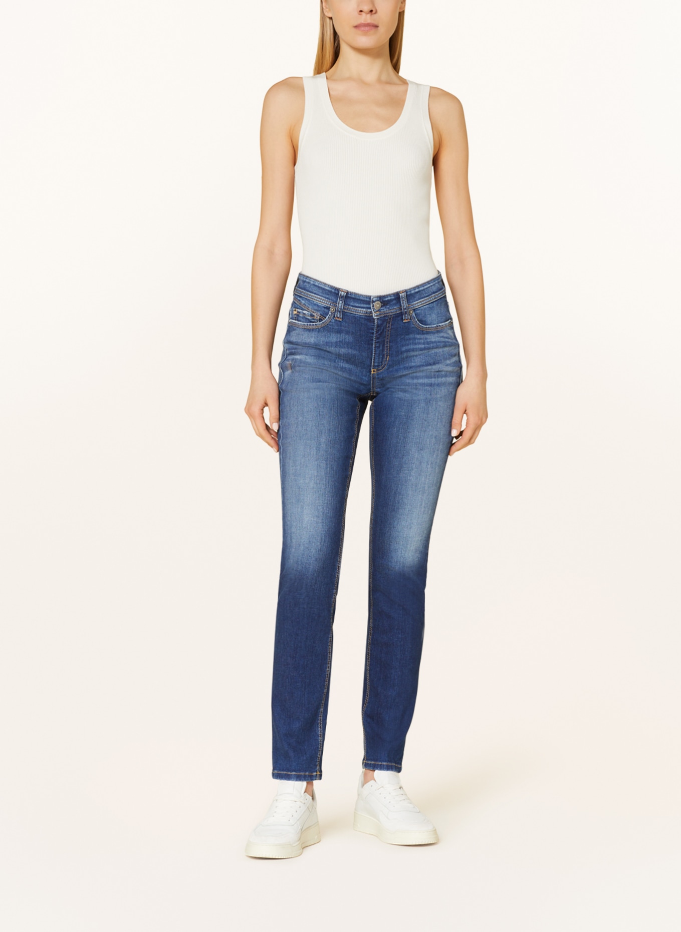 CAMBIO Skinny jeans PARLA with sequins, Color: 5061 medium contrast splinted (Image 2)