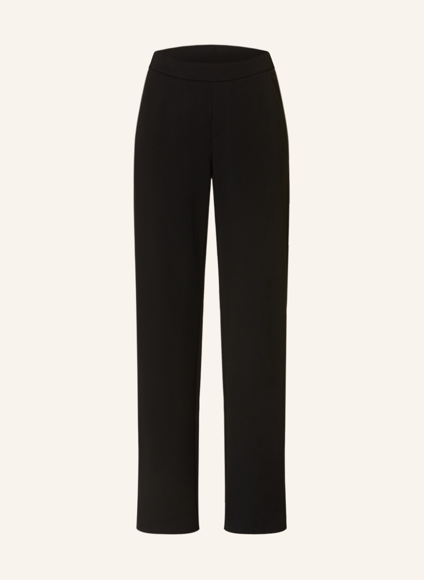 MAC Wide leg trousers CHIARA made of jersey, Color: BLACK (Image 1)